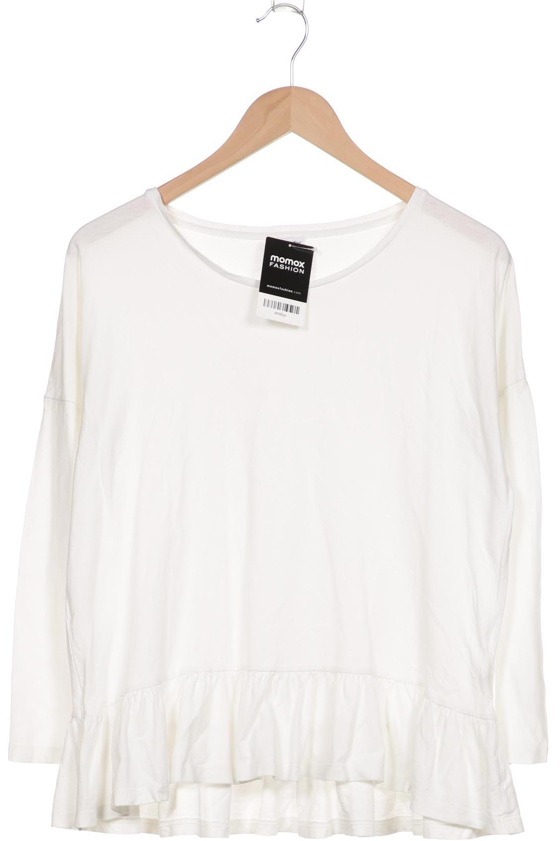 

hessnatur Damen Langarmshirt, weiß, Gr. 42