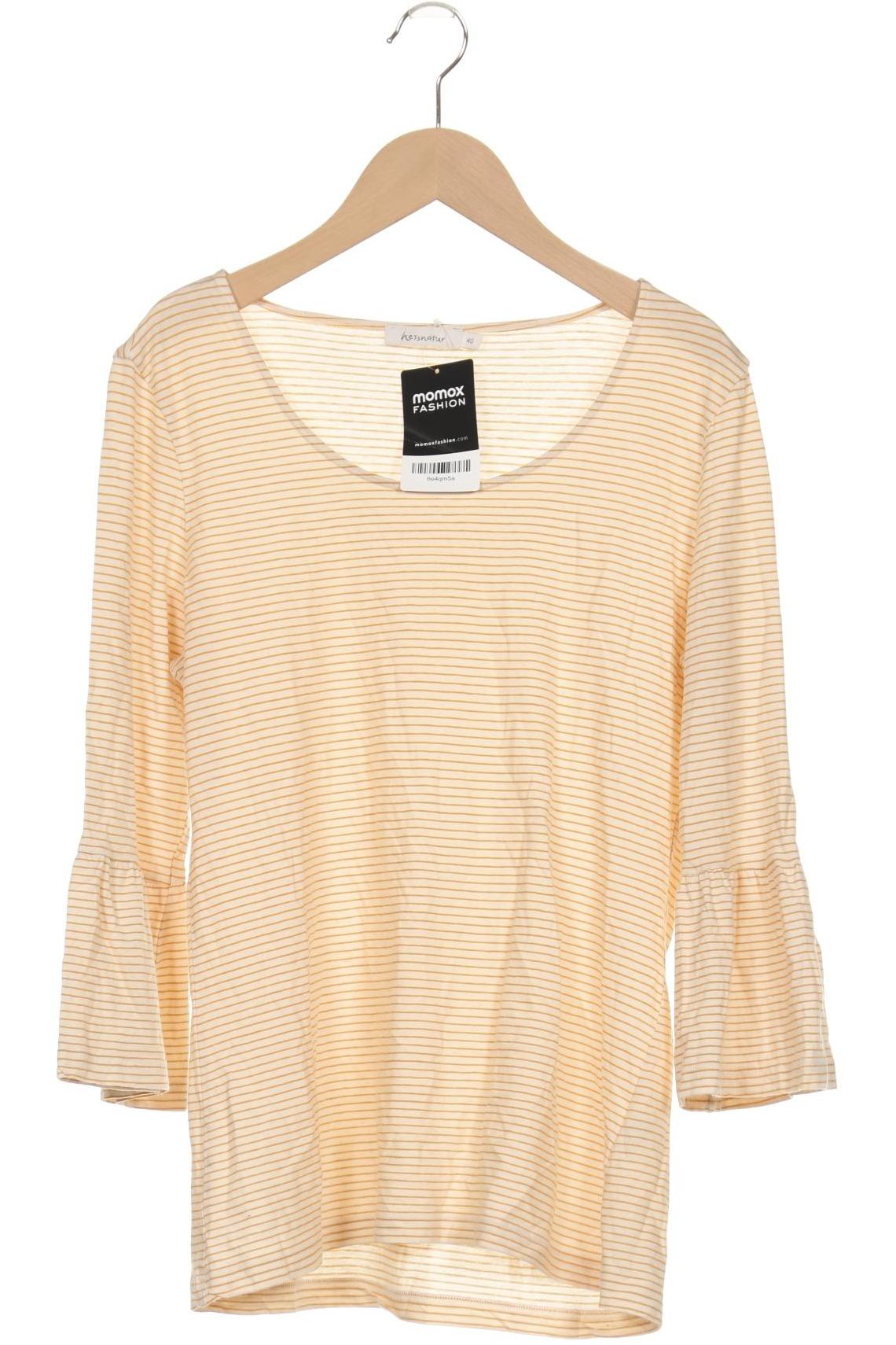 

hessnatur Damen Langarmshirt, cremeweiß, Gr. 40