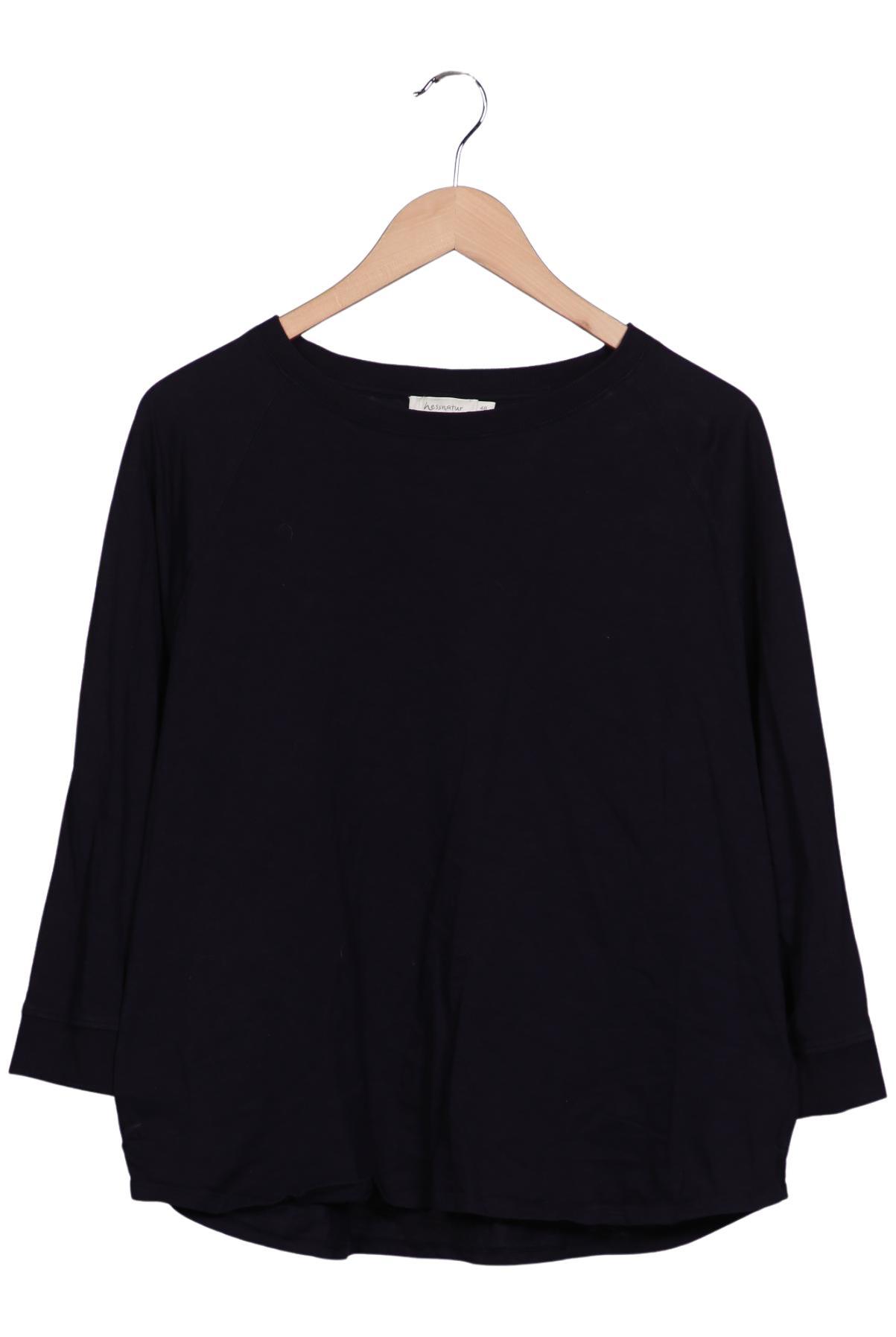 

hessnatur Damen Langarmshirt, marineblau, Gr. 64