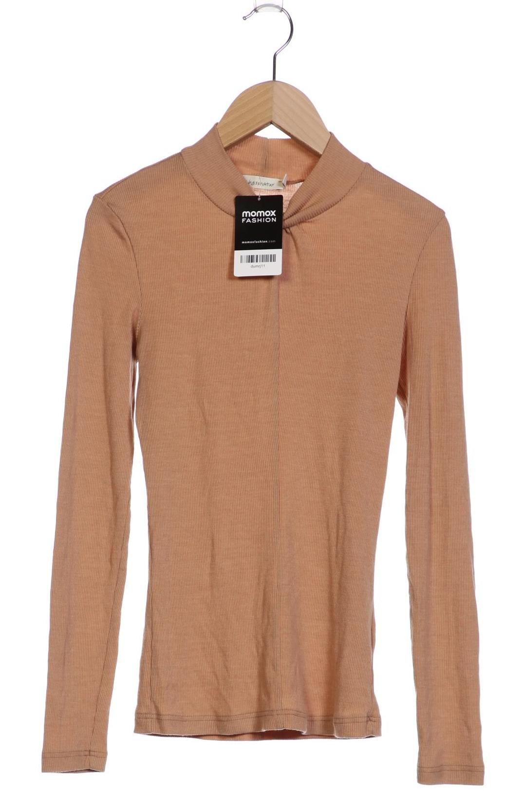 

hessnatur Damen Langarmshirt, beige, Gr. 34