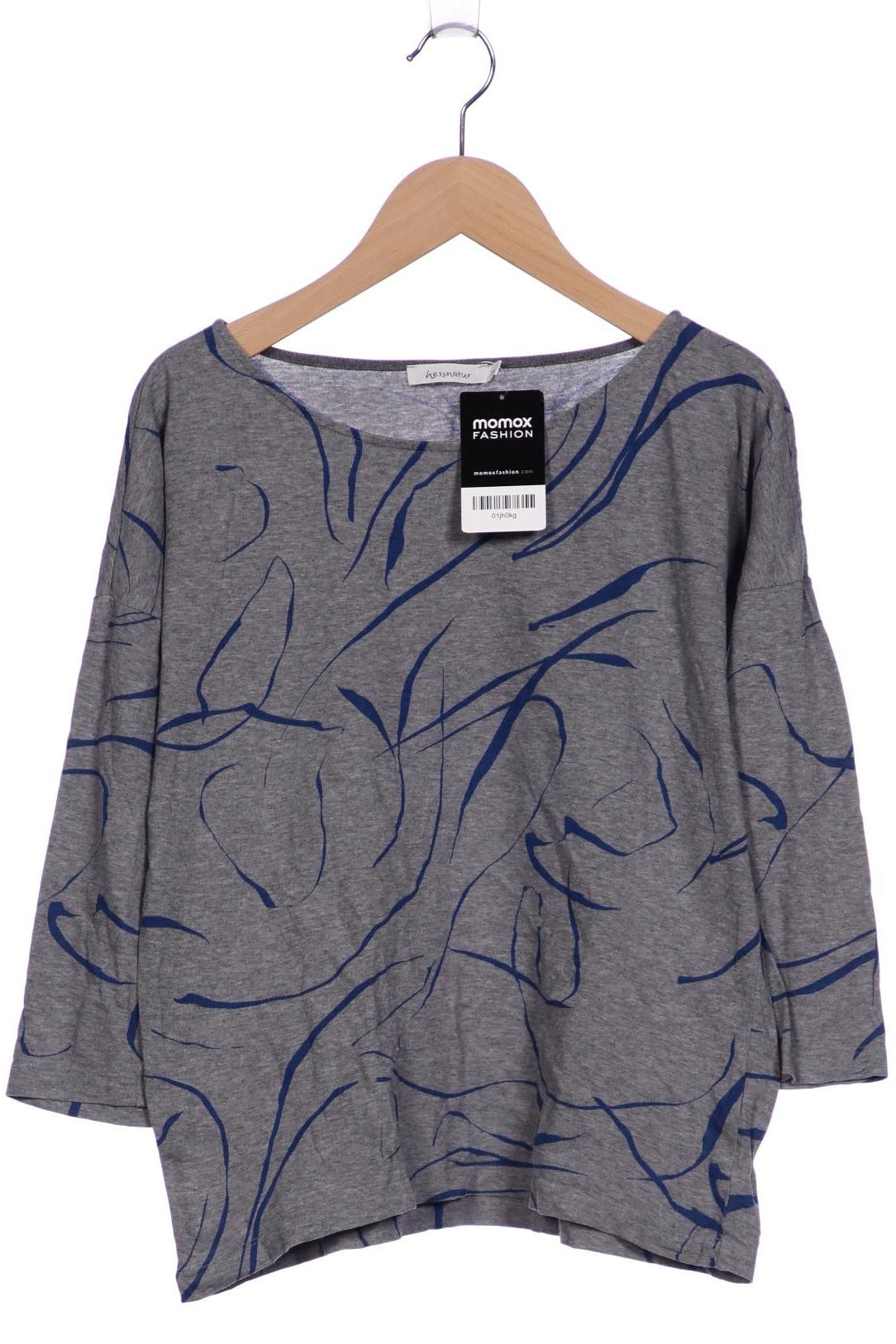 

hessnatur Damen Langarmshirt, grau, Gr. 34