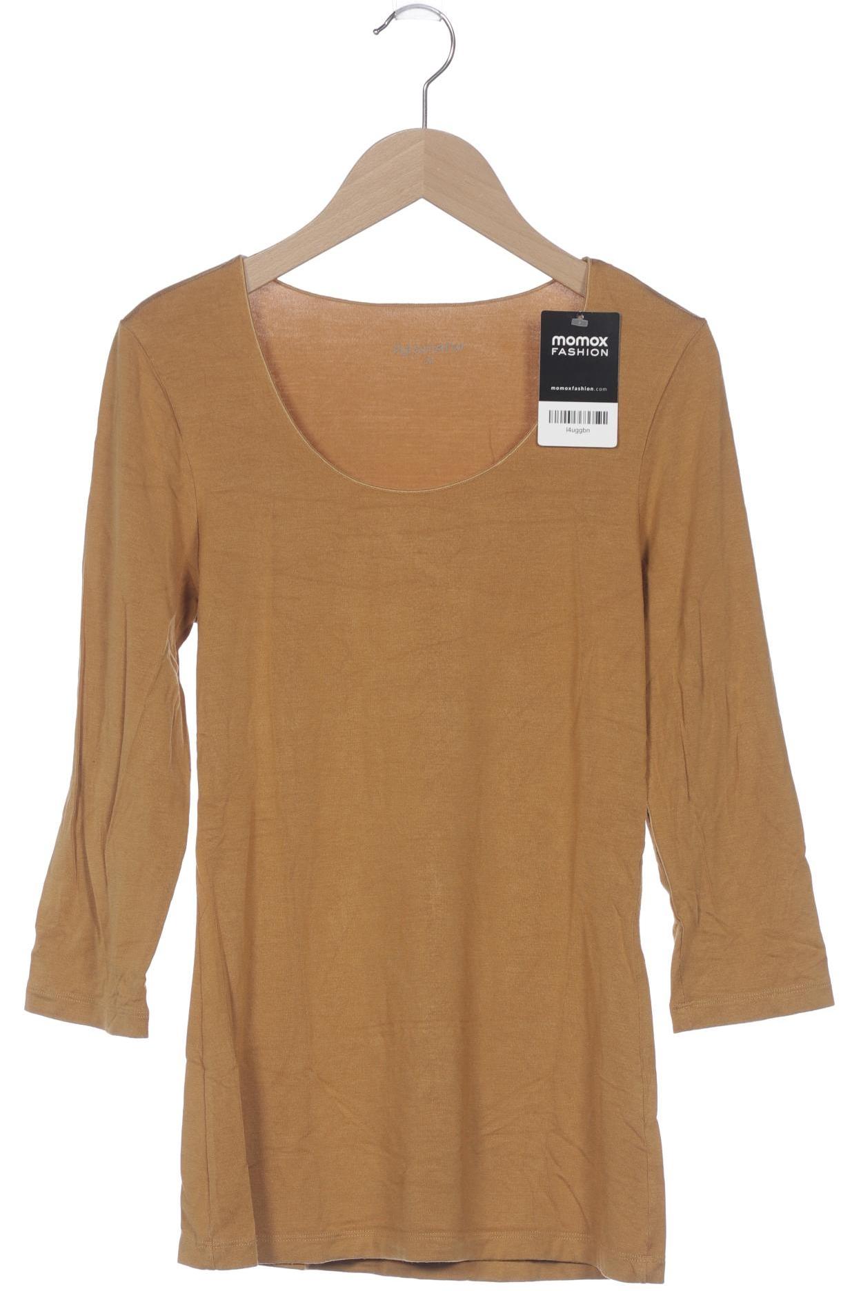 

hessnatur Damen Langarmshirt, braun, Gr. 34