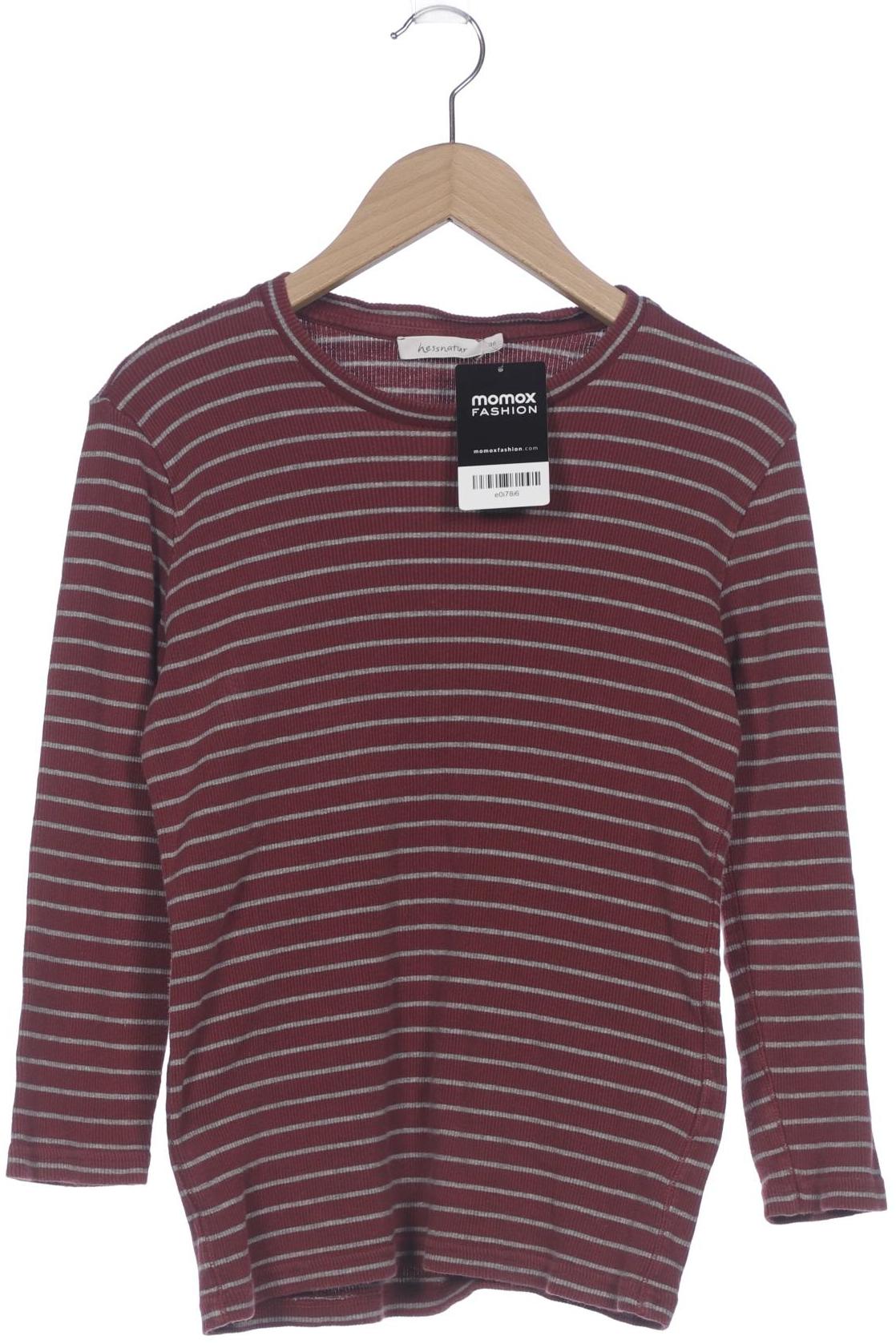

hessnatur Damen Langarmshirt, bordeaux, Gr. 36