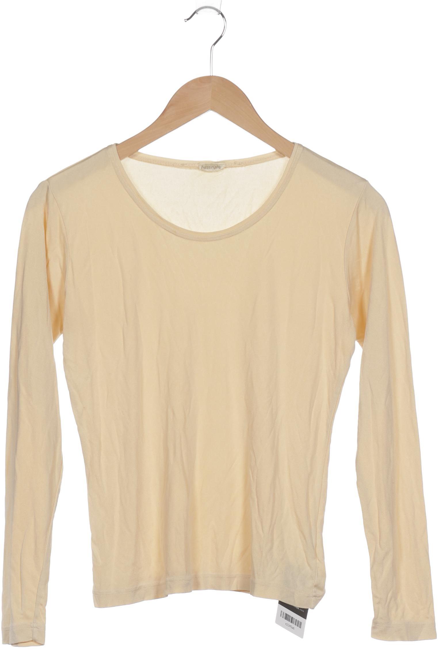 

hessnatur Damen Langarmshirt, beige, Gr. 34