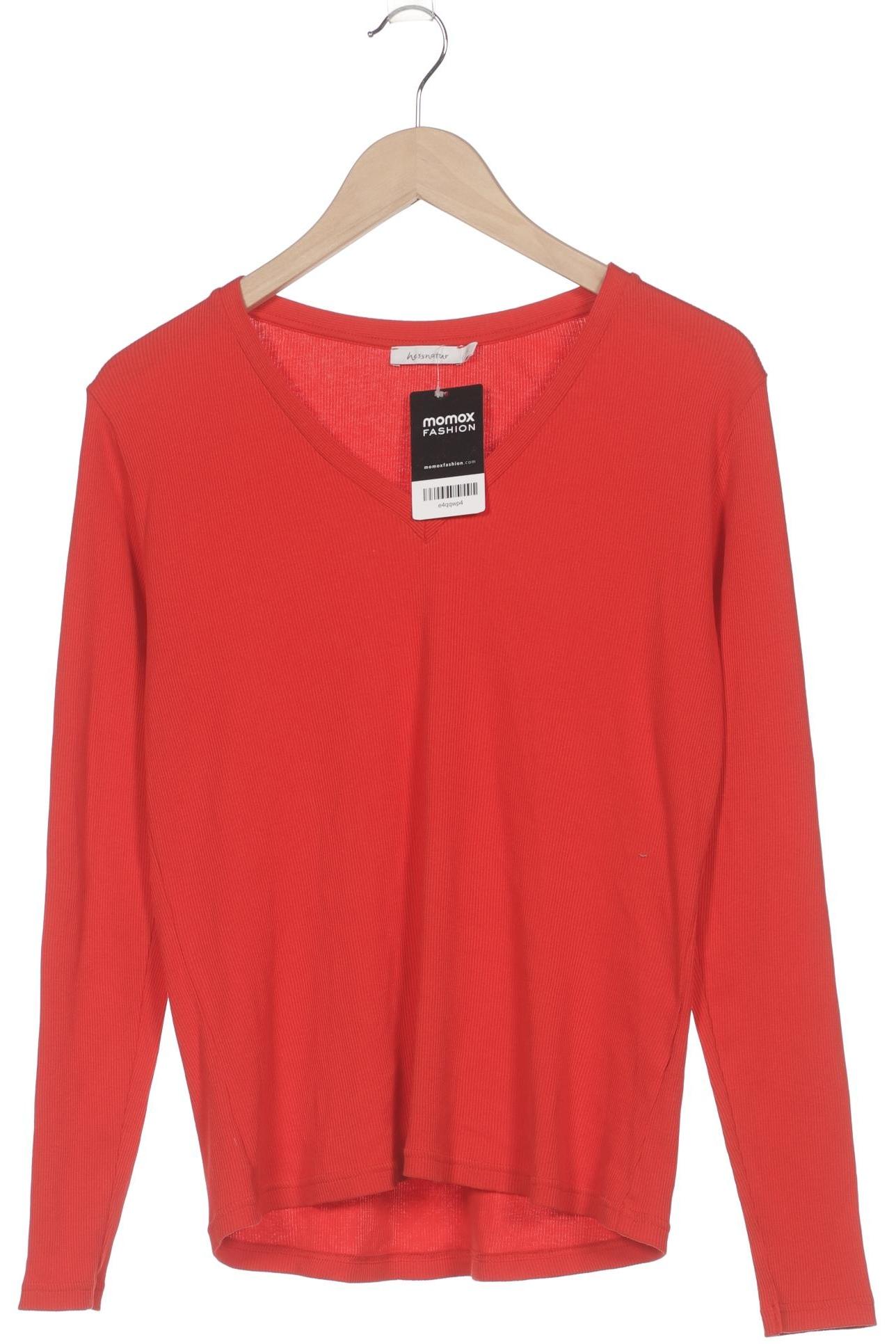 

hessnatur Damen Langarmshirt, rot, Gr. 44