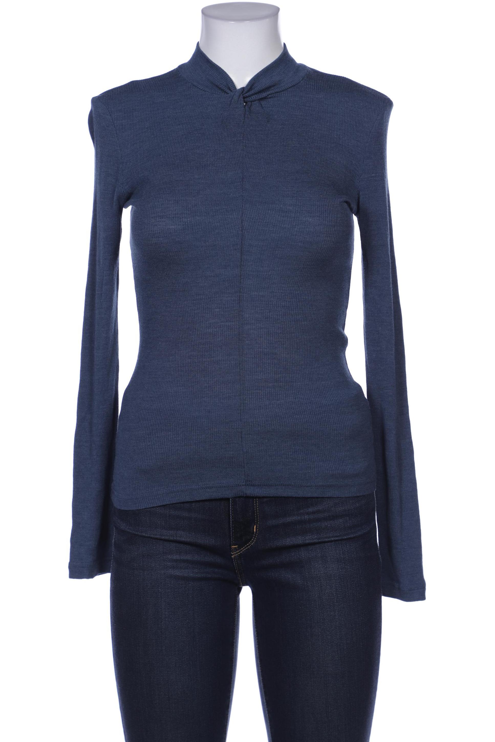 

hessnatur Damen Langarmshirt, marineblau, Gr. 36