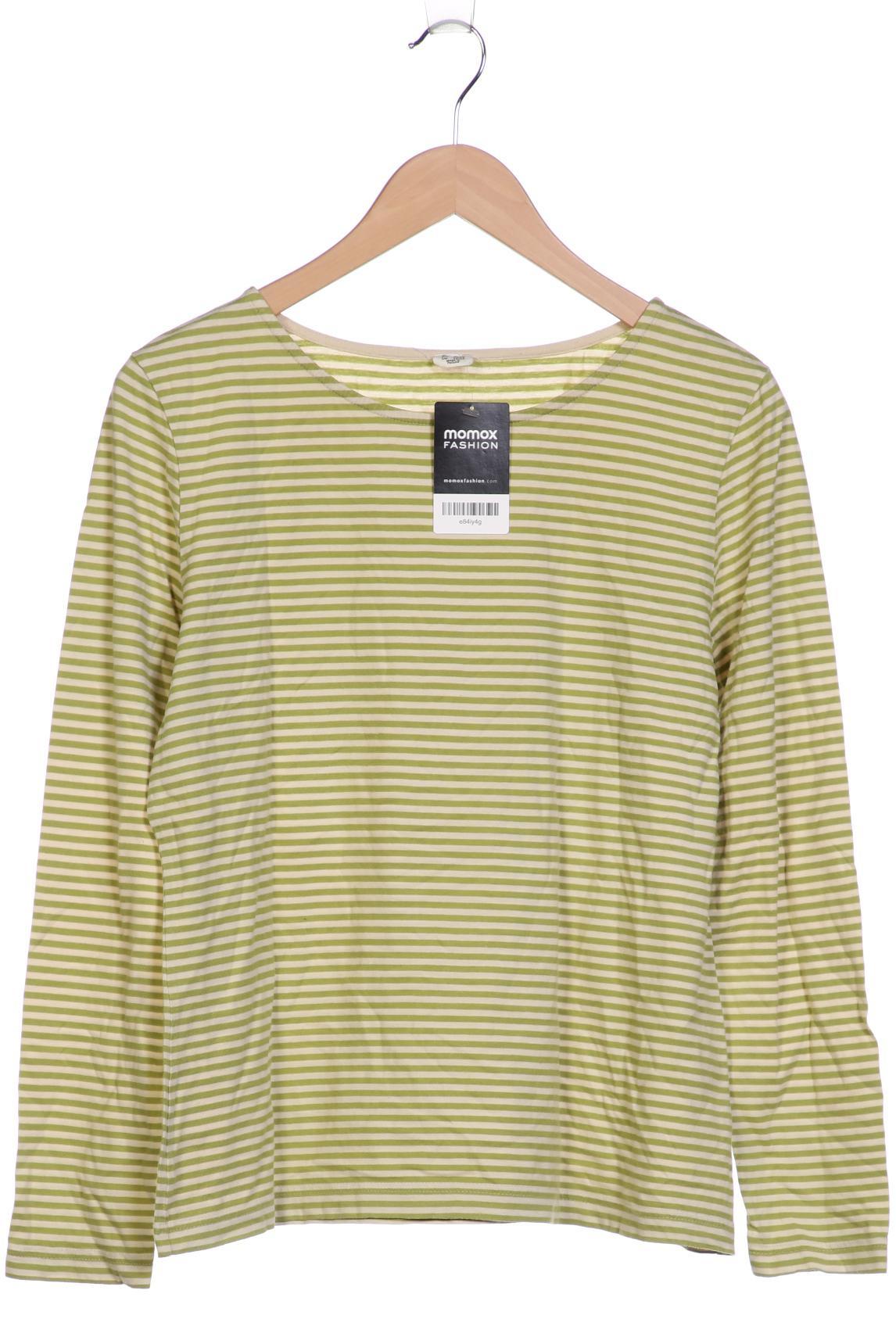 

hessnatur Damen Langarmshirt, grün, Gr. 40