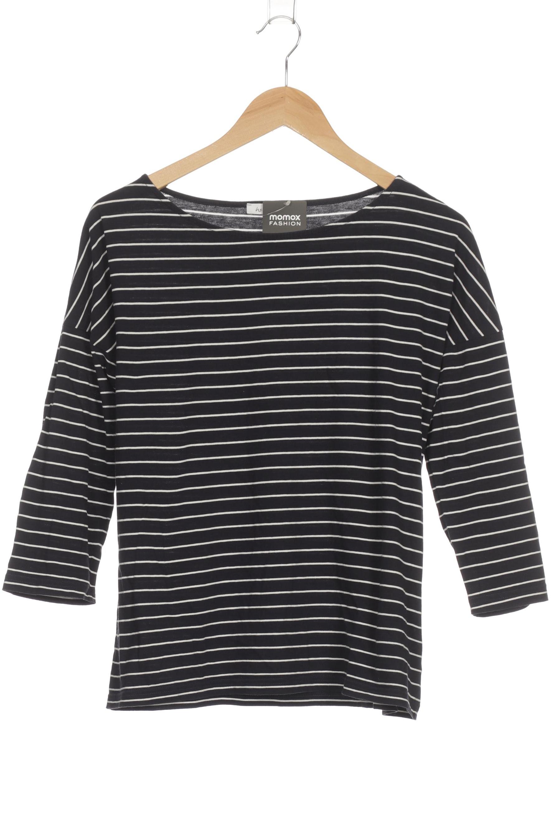 

hessnatur Damen Langarmshirt, blau, Gr. 40
