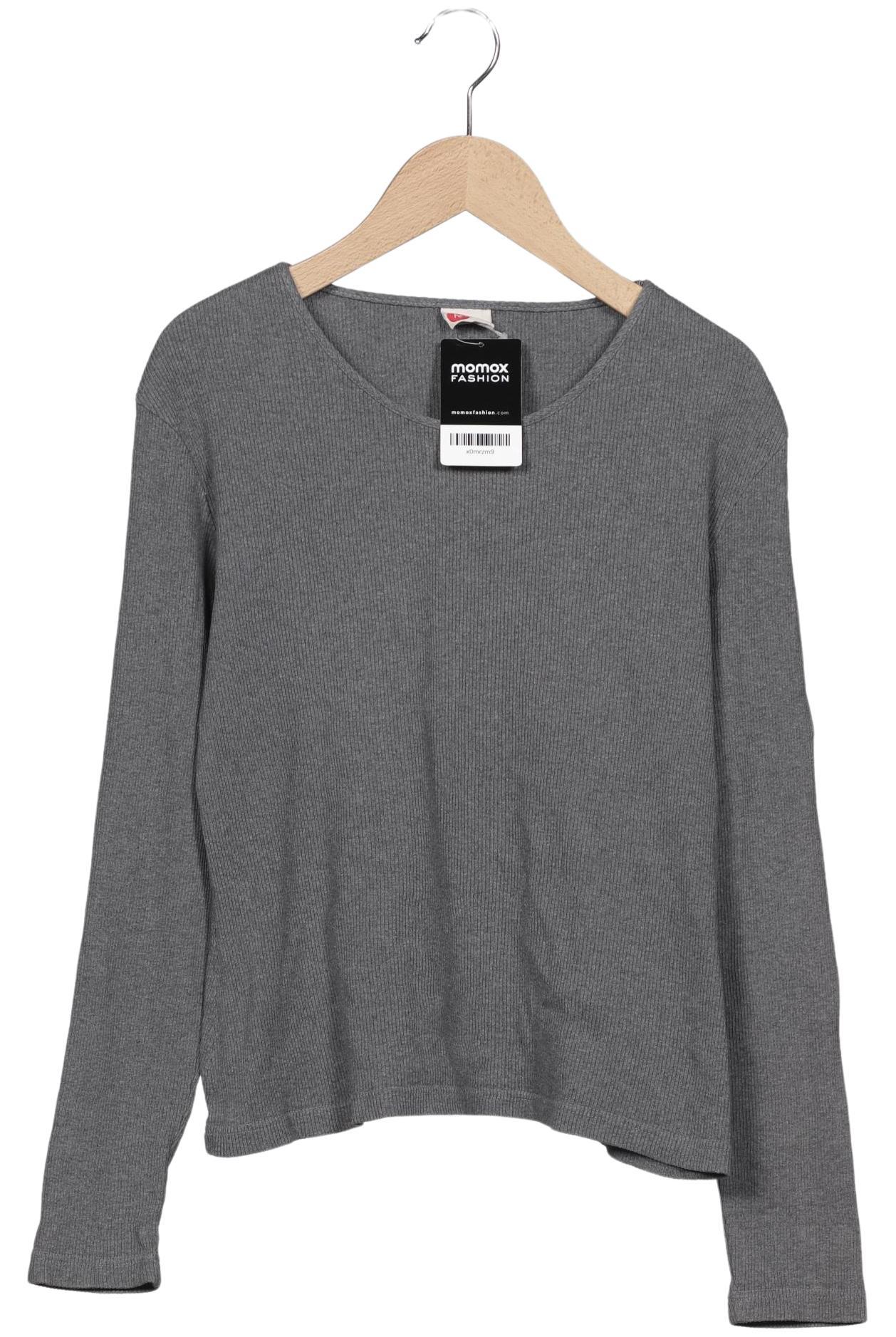 

hessnatur Damen Langarmshirt, grau, Gr. 38