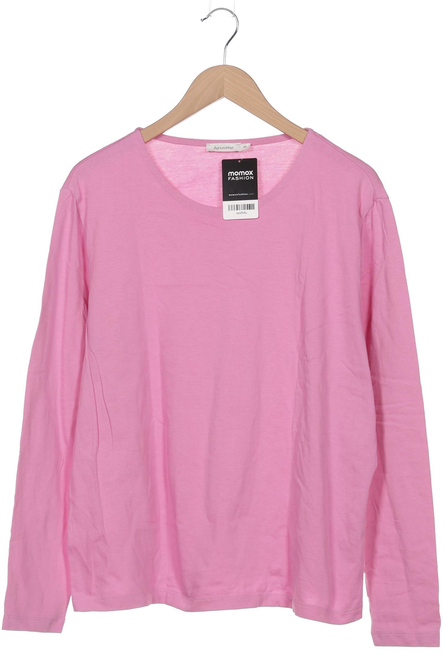 

hessnatur Damen Langarmshirt, pink, Gr. 48