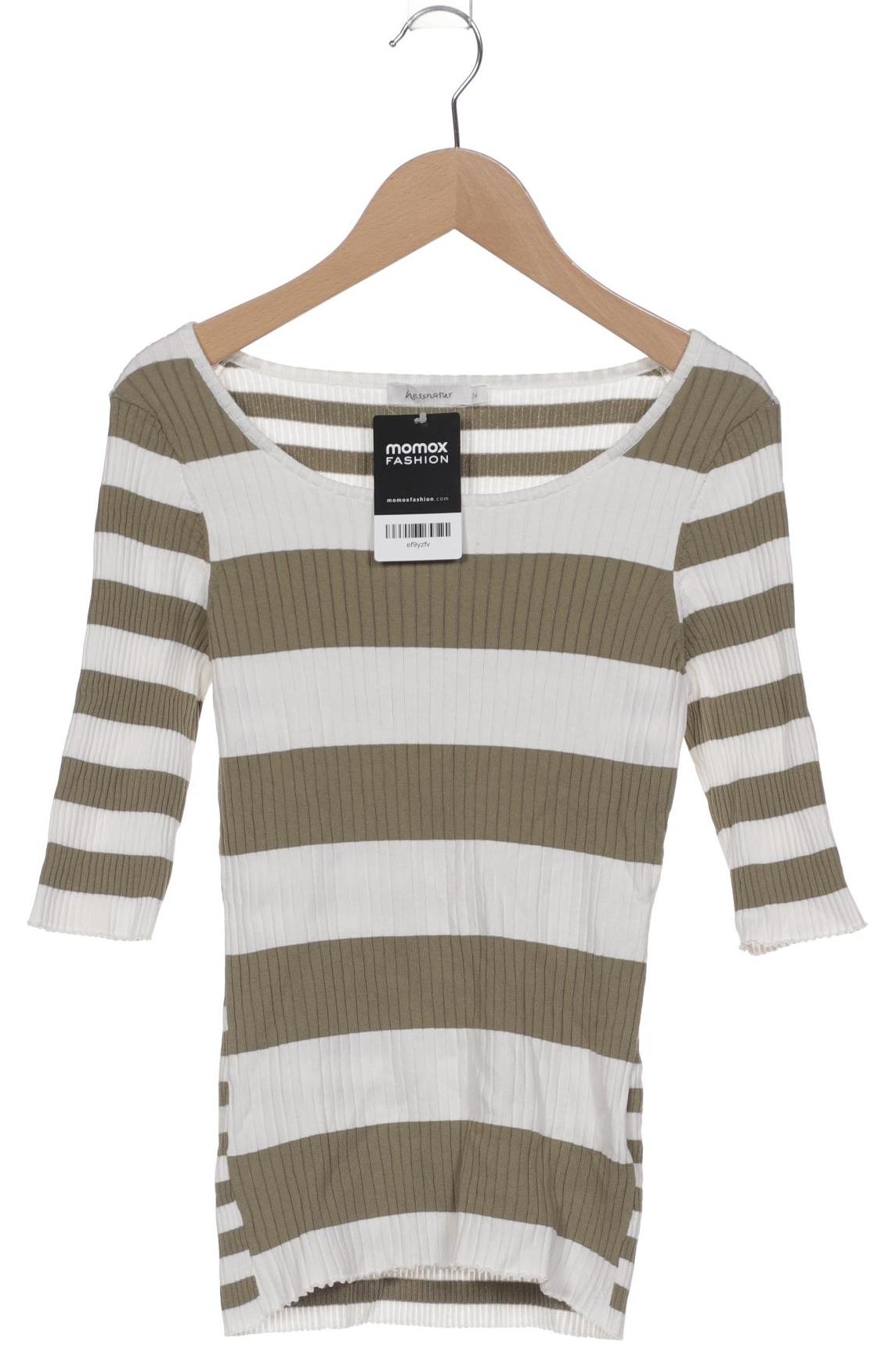 

hessnatur Damen Langarmshirt, grün, Gr. 34