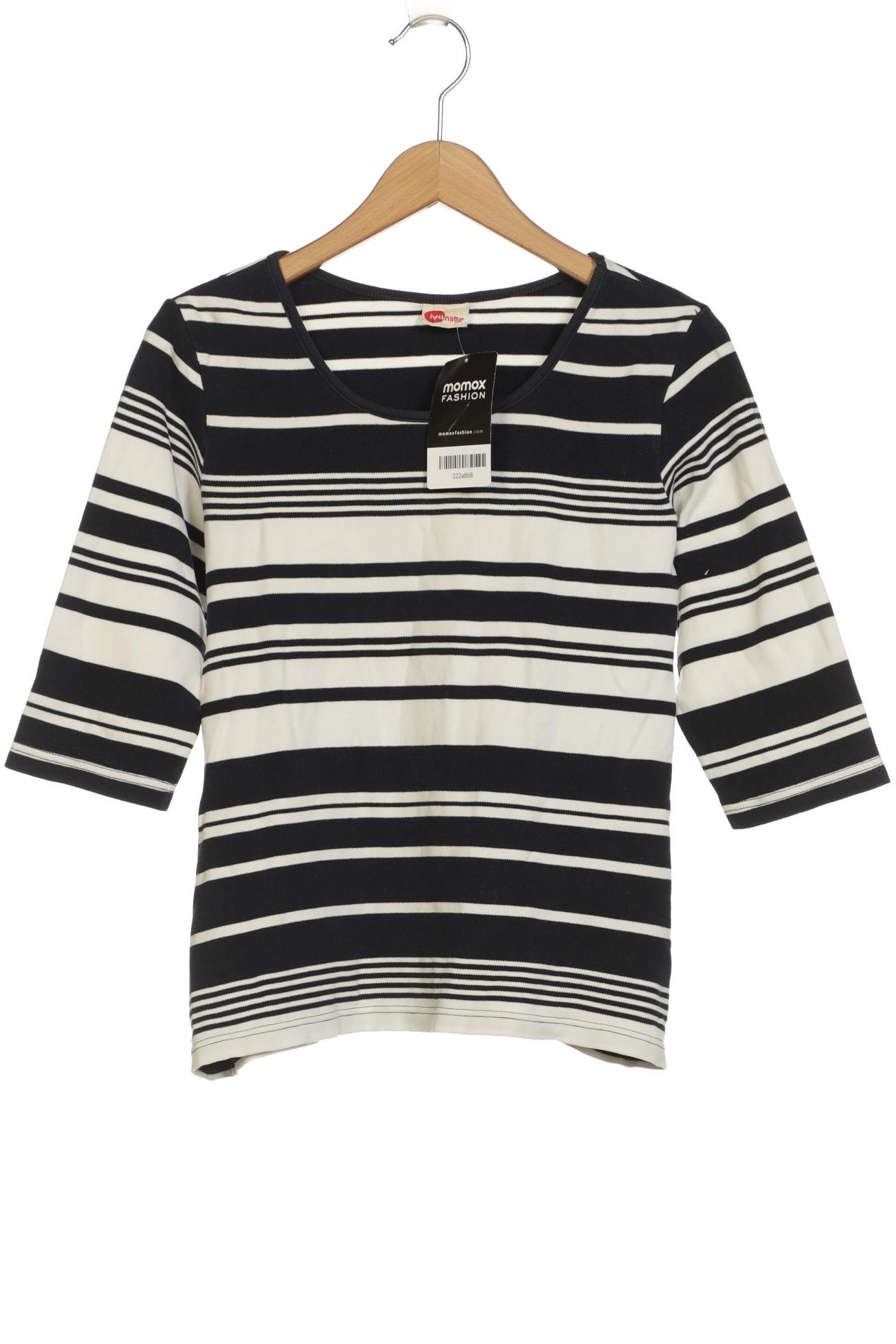 

hessnatur Damen Langarmshirt, blau, Gr. 34