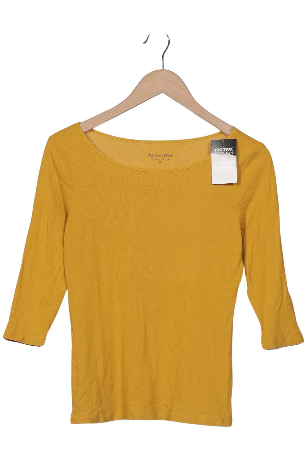 

hessnatur Damen Langarmshirt, gelb, Gr. 38