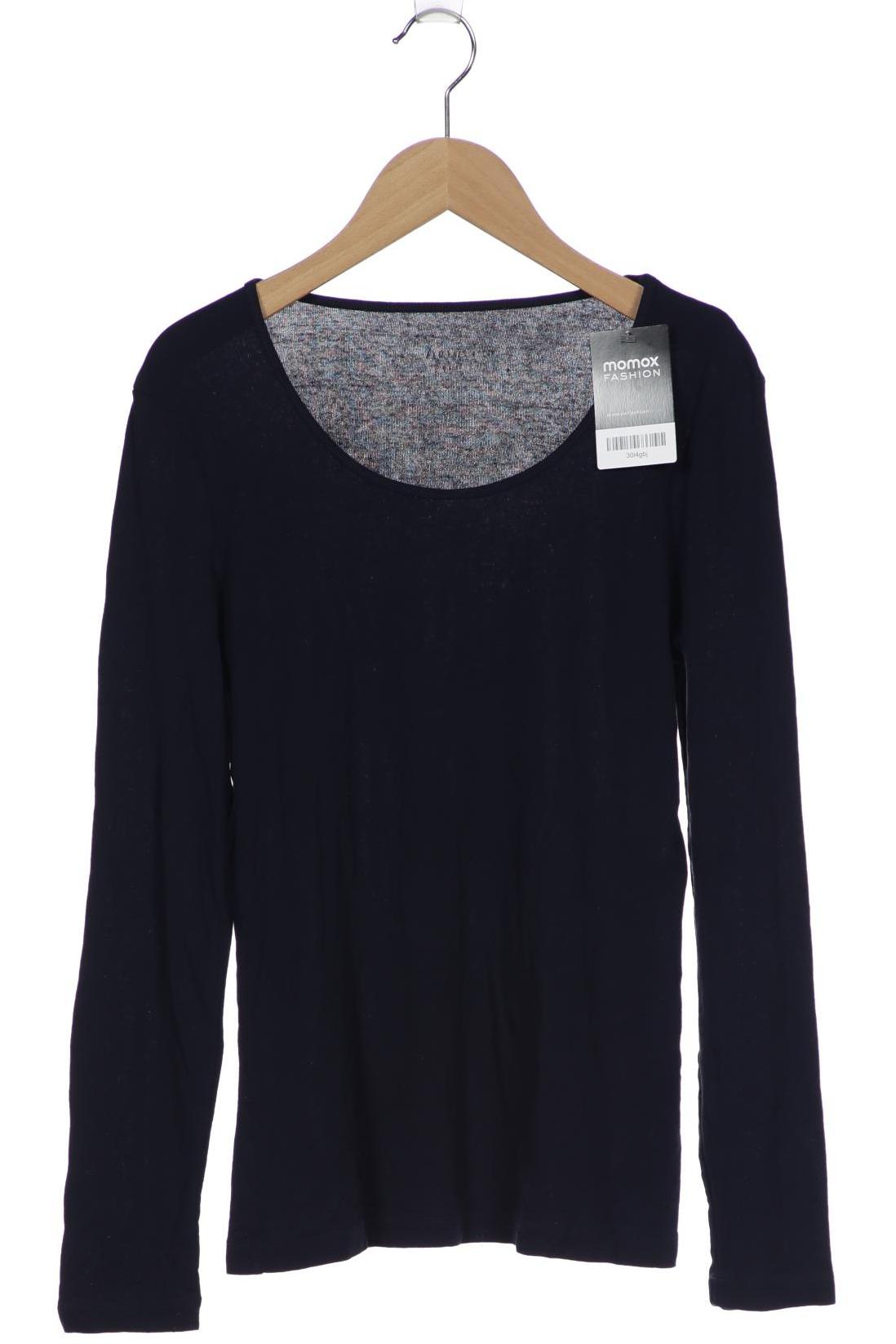 

hessnatur Damen Langarmshirt, marineblau, Gr. 40