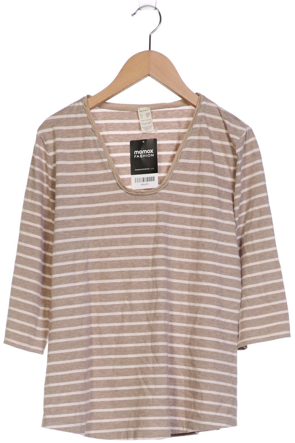 

hessnatur Damen Langarmshirt, beige, Gr. 36