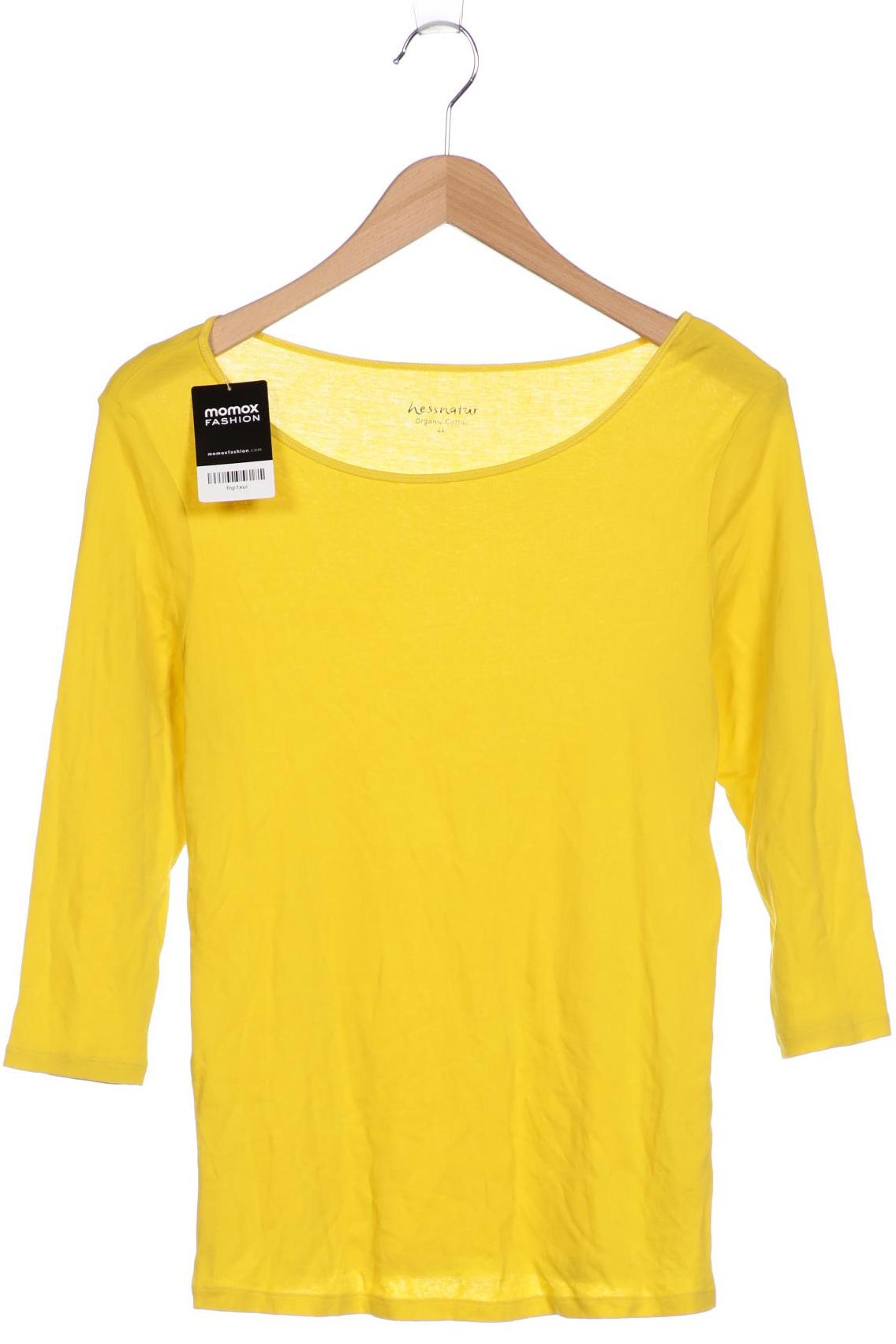 

hessnatur Damen Langarmshirt, gelb, Gr. 44