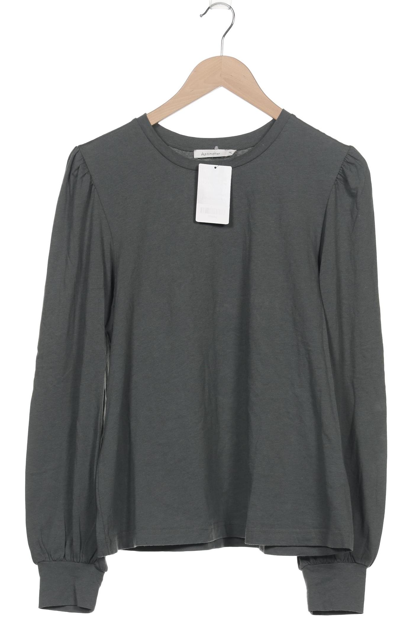 

hessnatur Damen Langarmshirt, grün, Gr. 40