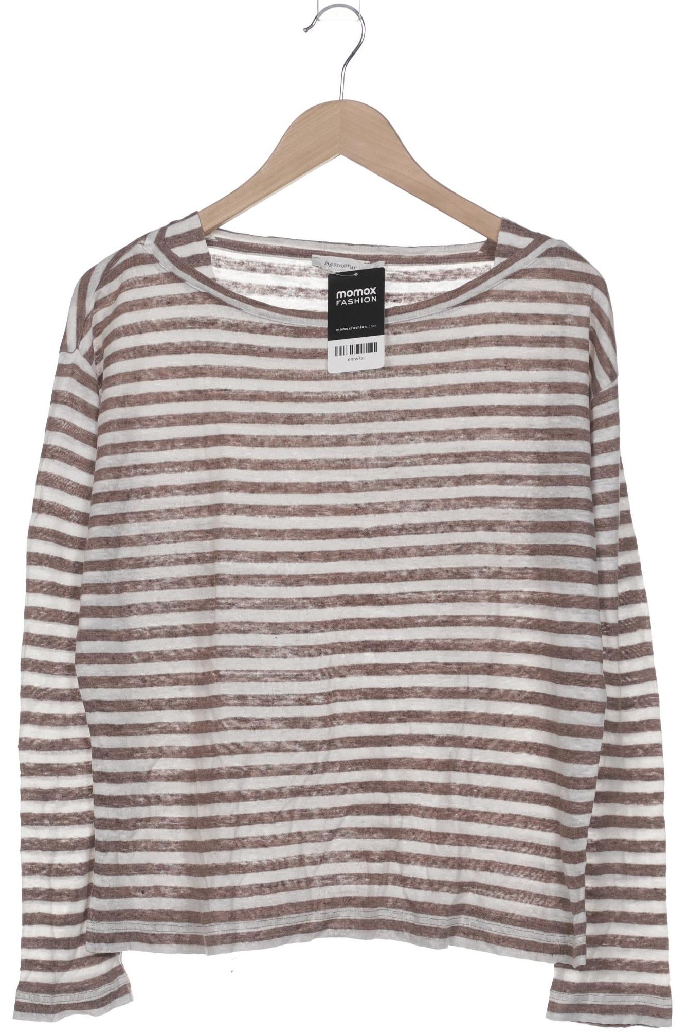 

hessnatur Damen Langarmshirt, braun, Gr. 42