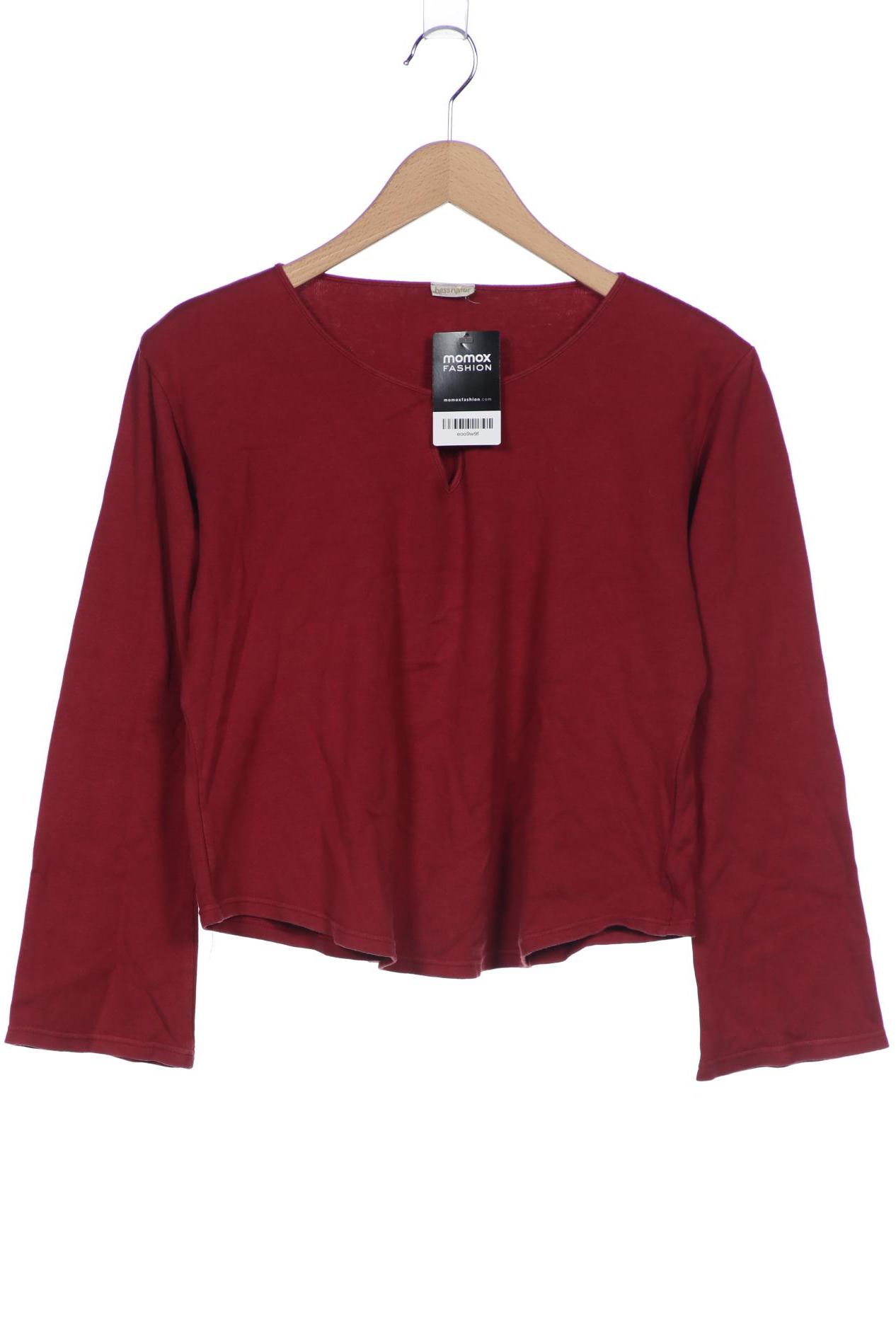 

hessnatur Damen Langarmshirt, rot, Gr. 42