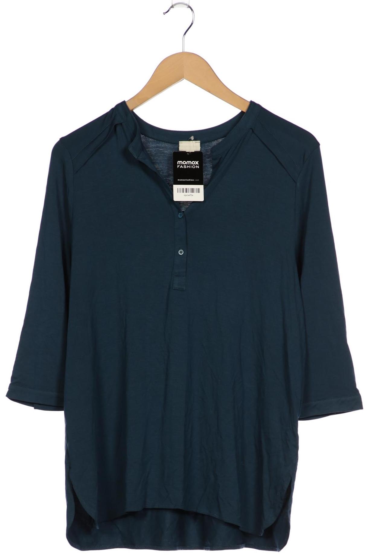 

hessnatur Damen Langarmshirt, marineblau, Gr. 42