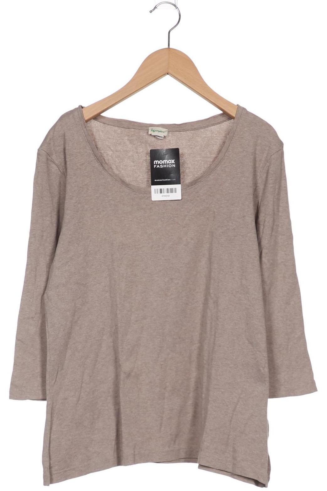 

hessnatur Damen Langarmshirt, braun, Gr. 40