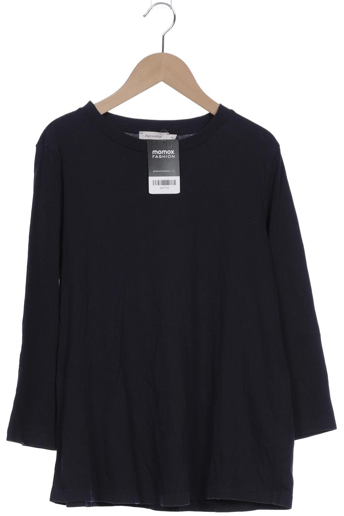

hessnatur Damen Langarmshirt, marineblau, Gr. 44