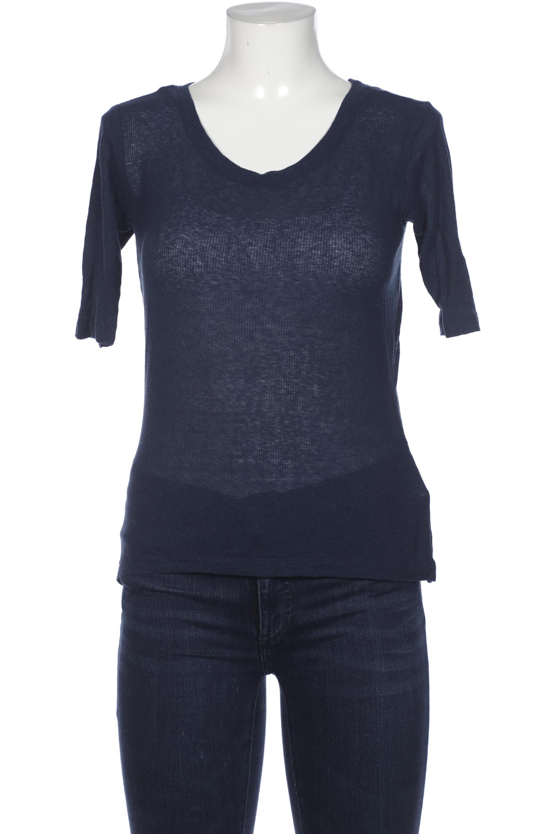 

hessnatur Damen Langarmshirt, marineblau, Gr. 38