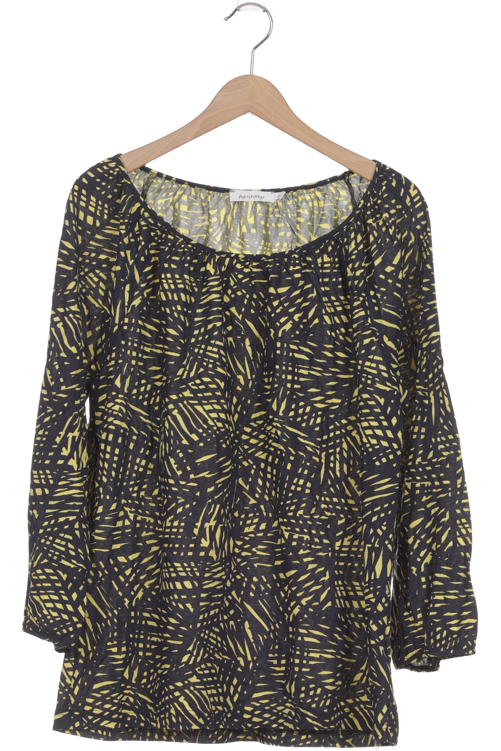 

hessnatur Damen Langarmshirt, blau, Gr. 40