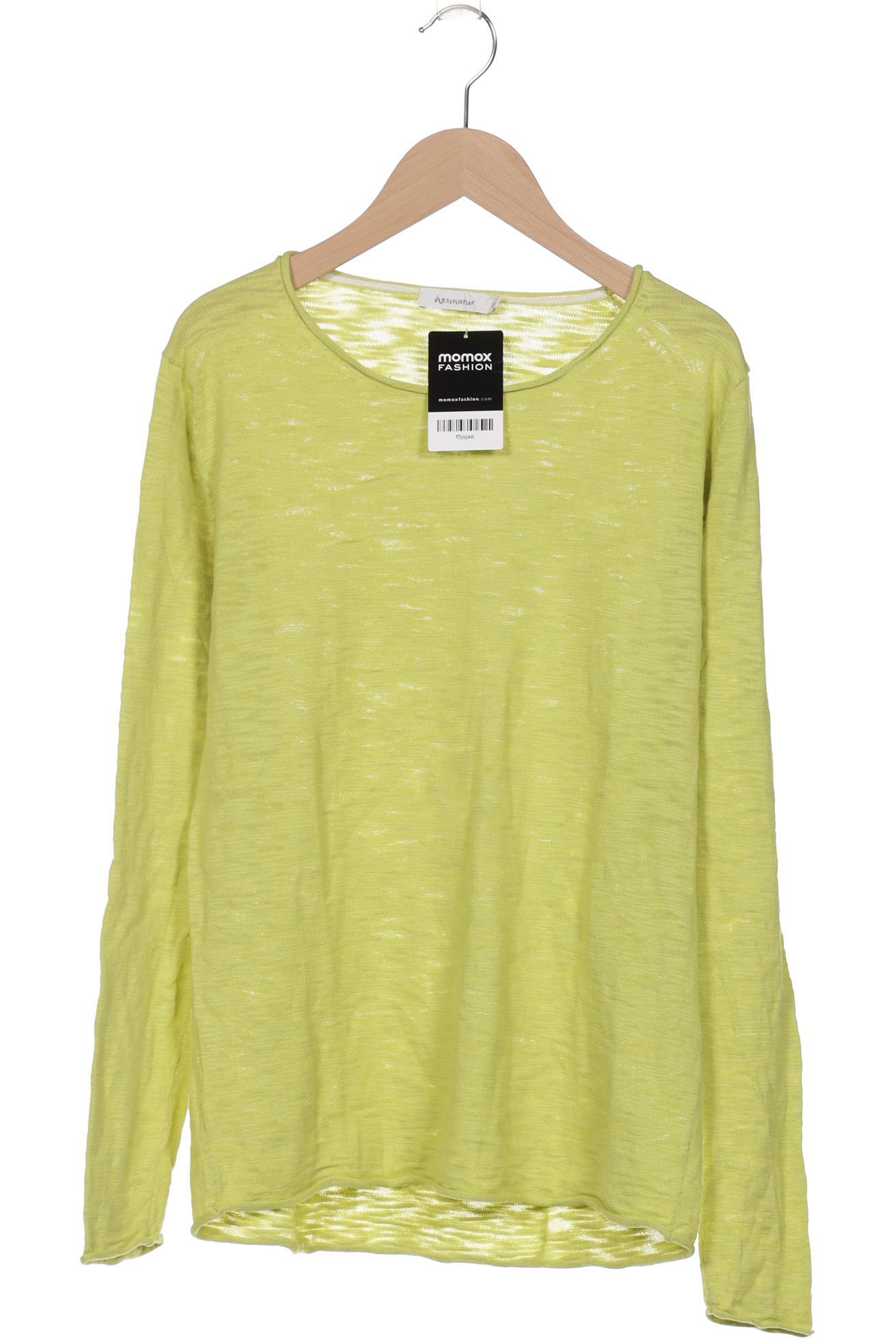 

hessnatur Damen Langarmshirt, hellgrün, Gr. 38