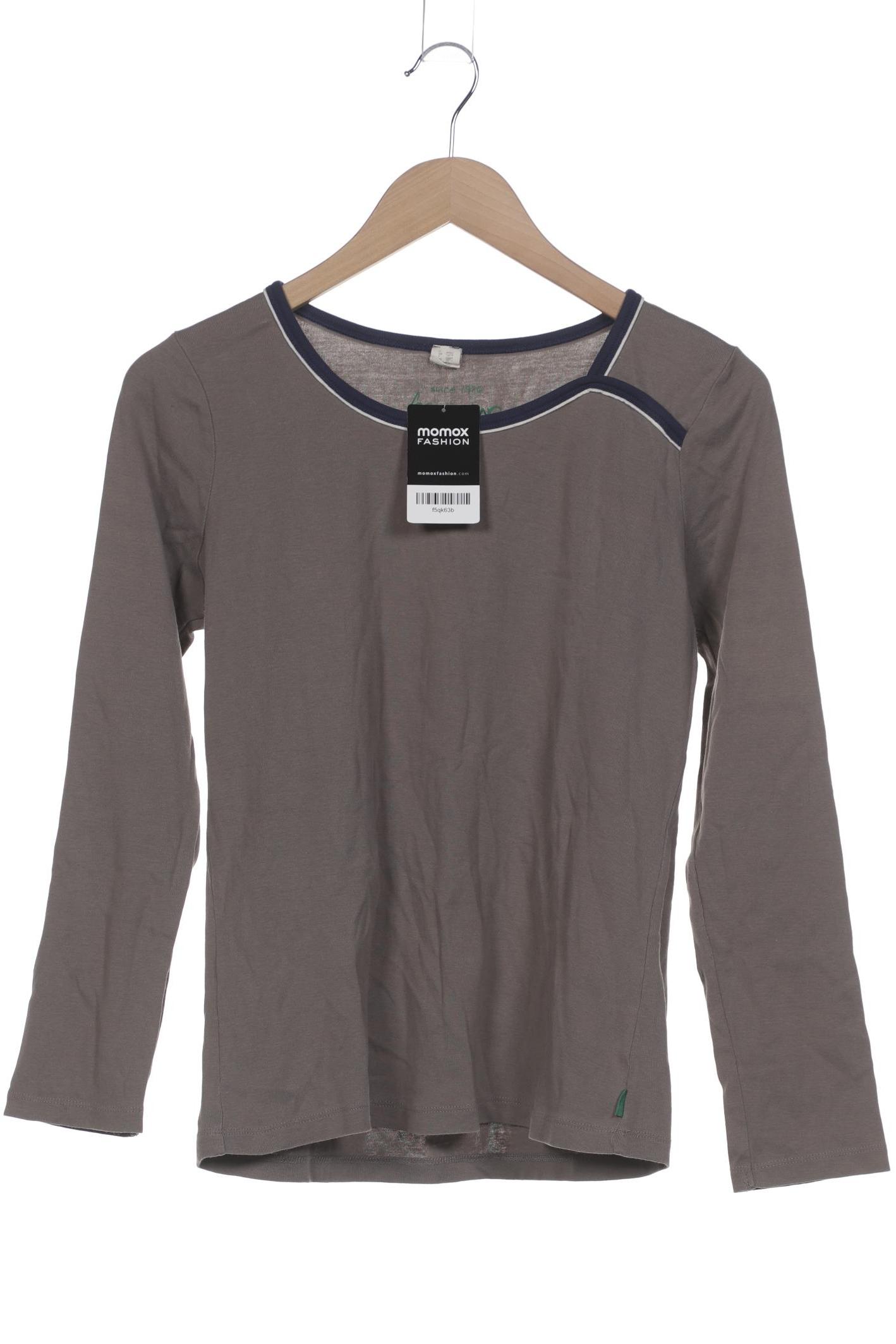 

hessnatur Damen Langarmshirt, braun, Gr. 40