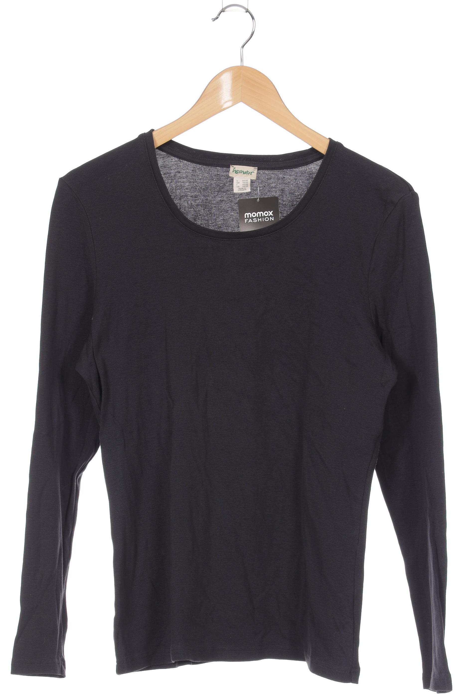 

hessnatur Damen Langarmshirt, grau, Gr. 44