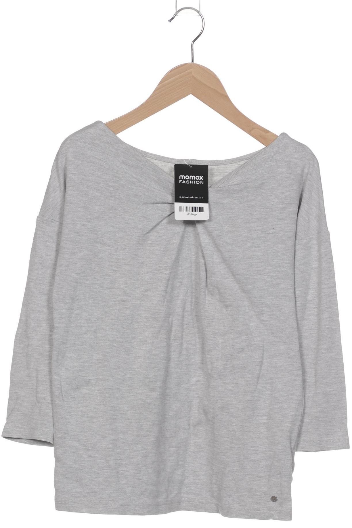 

hessnatur Damen Langarmshirt, grau, Gr. 34