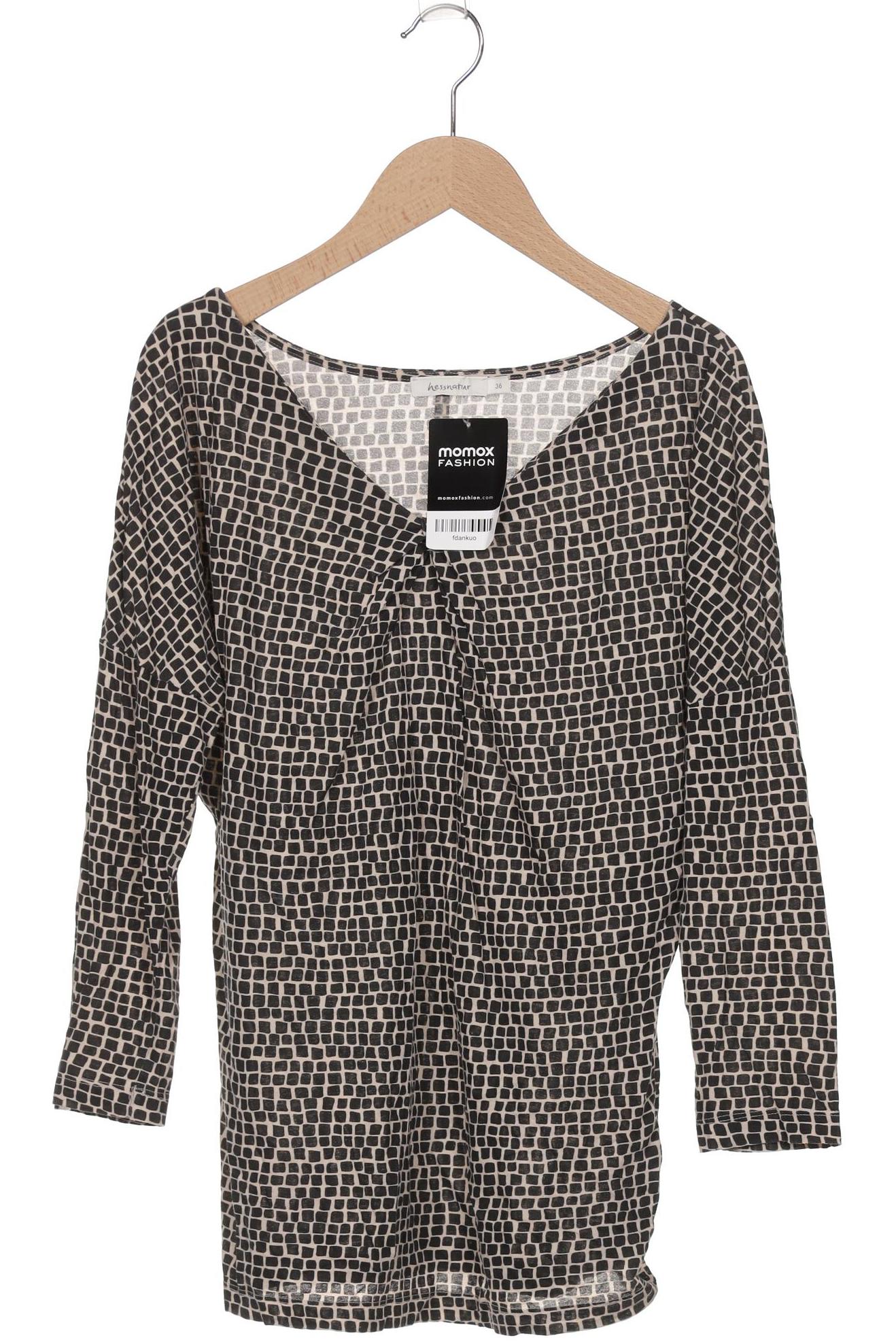 

hessnatur Damen Langarmshirt, schwarz, Gr. 36