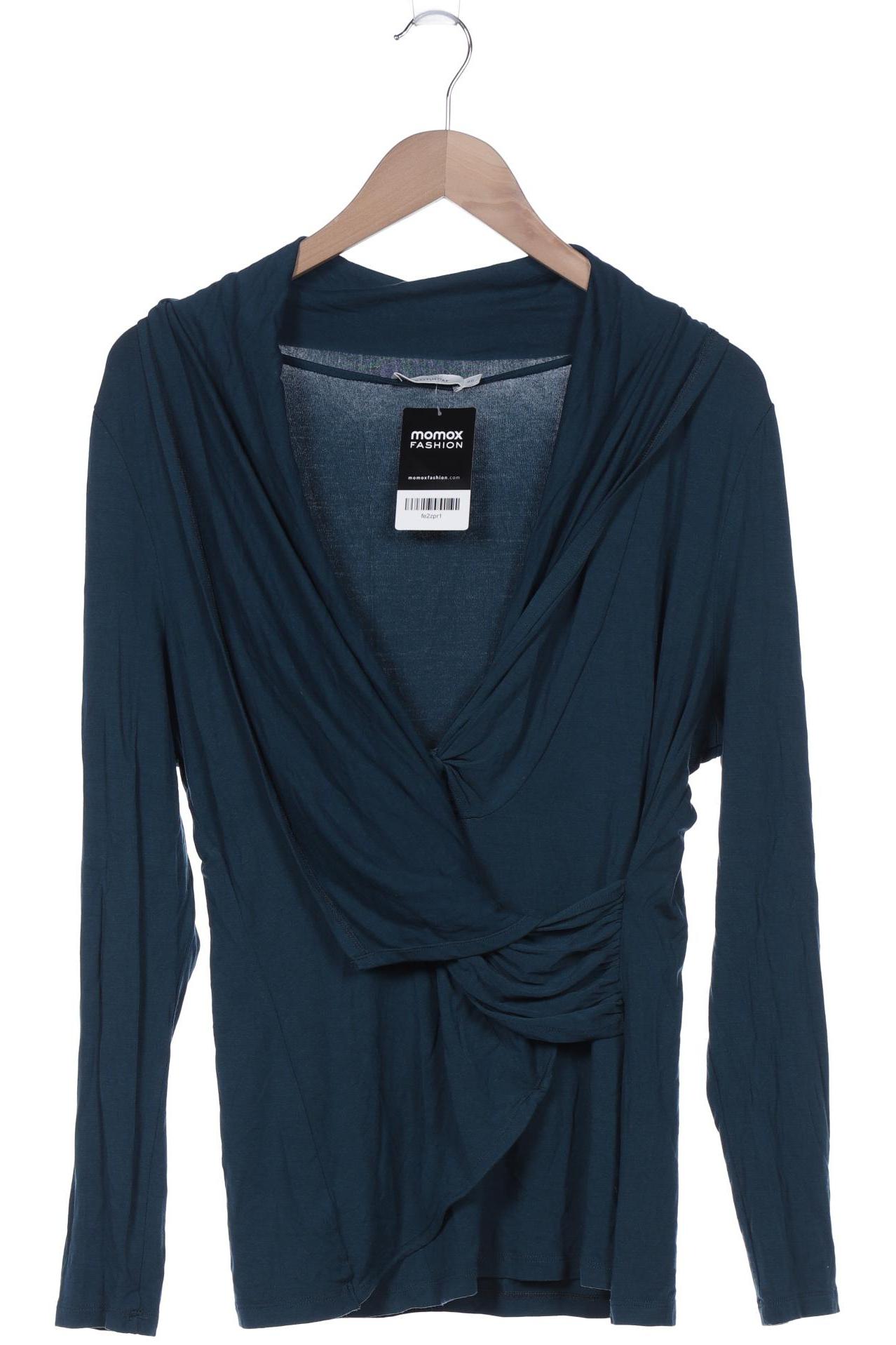 

hessnatur Damen Langarmshirt, blau, Gr. 46