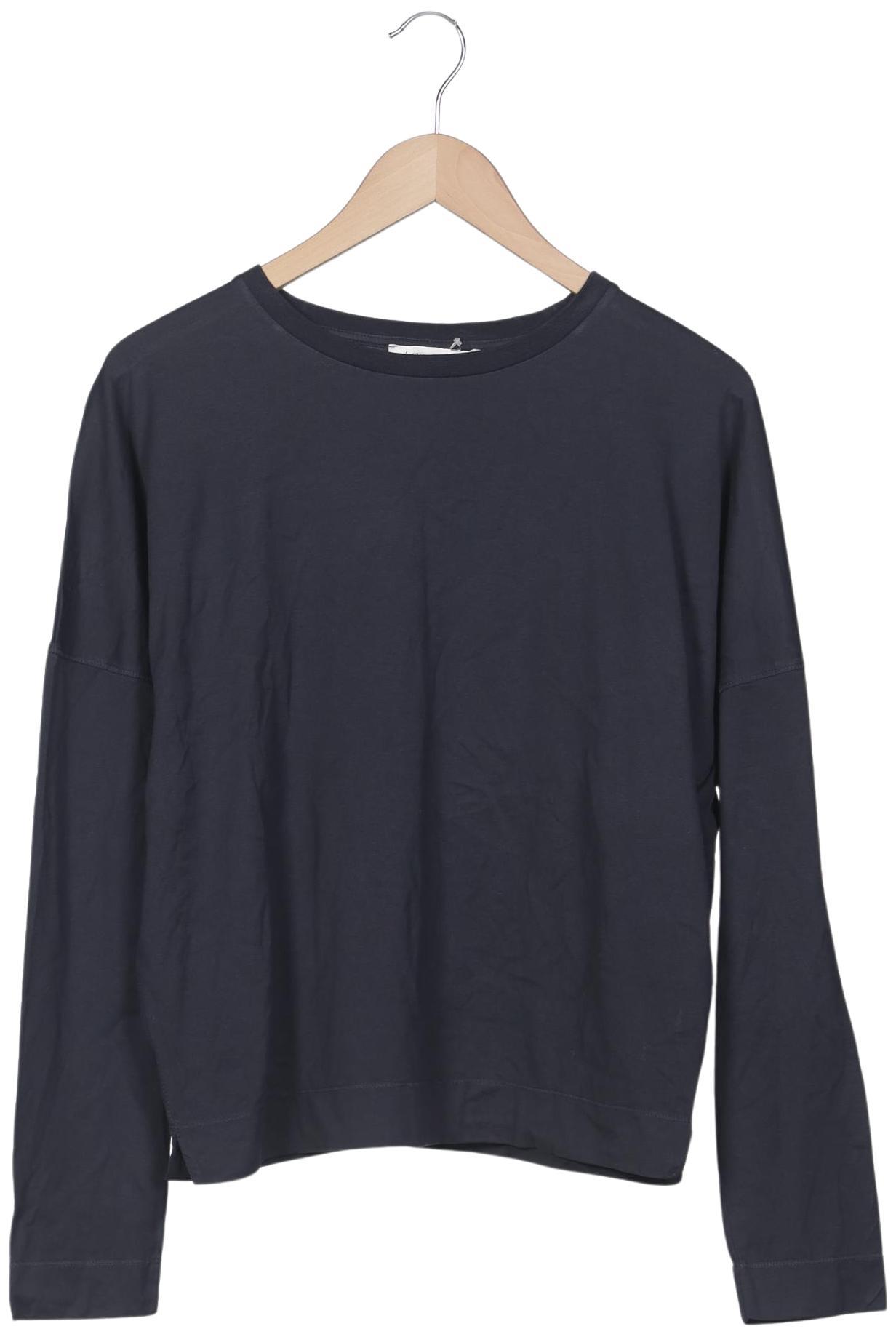 

hessnatur Damen Langarmshirt, marineblau, Gr. 38