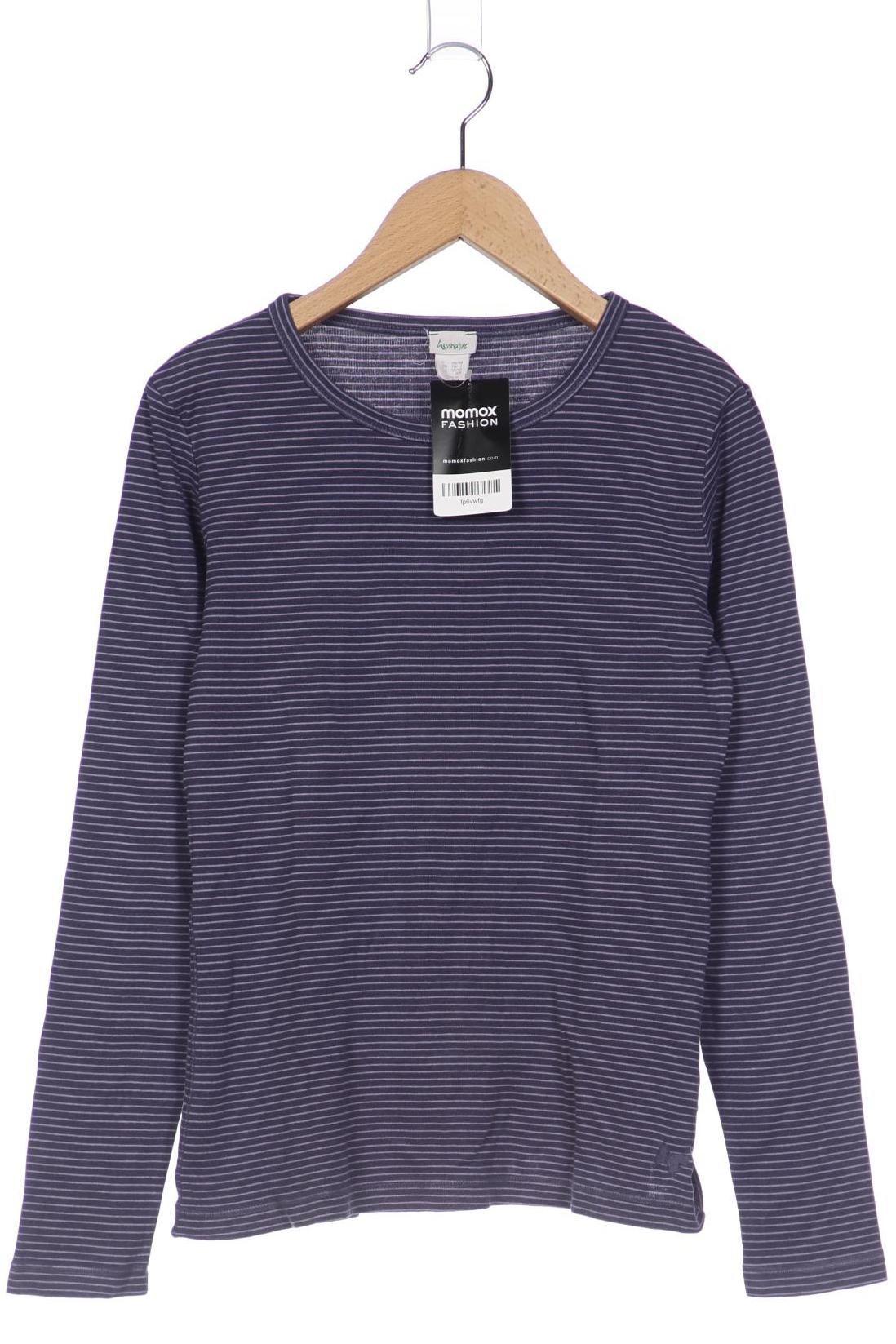 

hessnatur Damen Langarmshirt, marineblau, Gr. 36