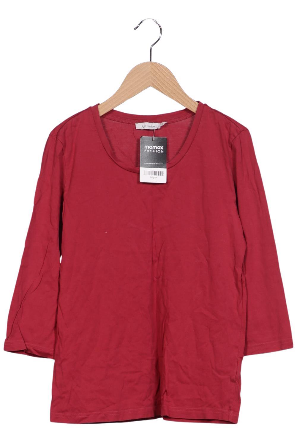 

hessnatur Damen Langarmshirt, rot, Gr. 36