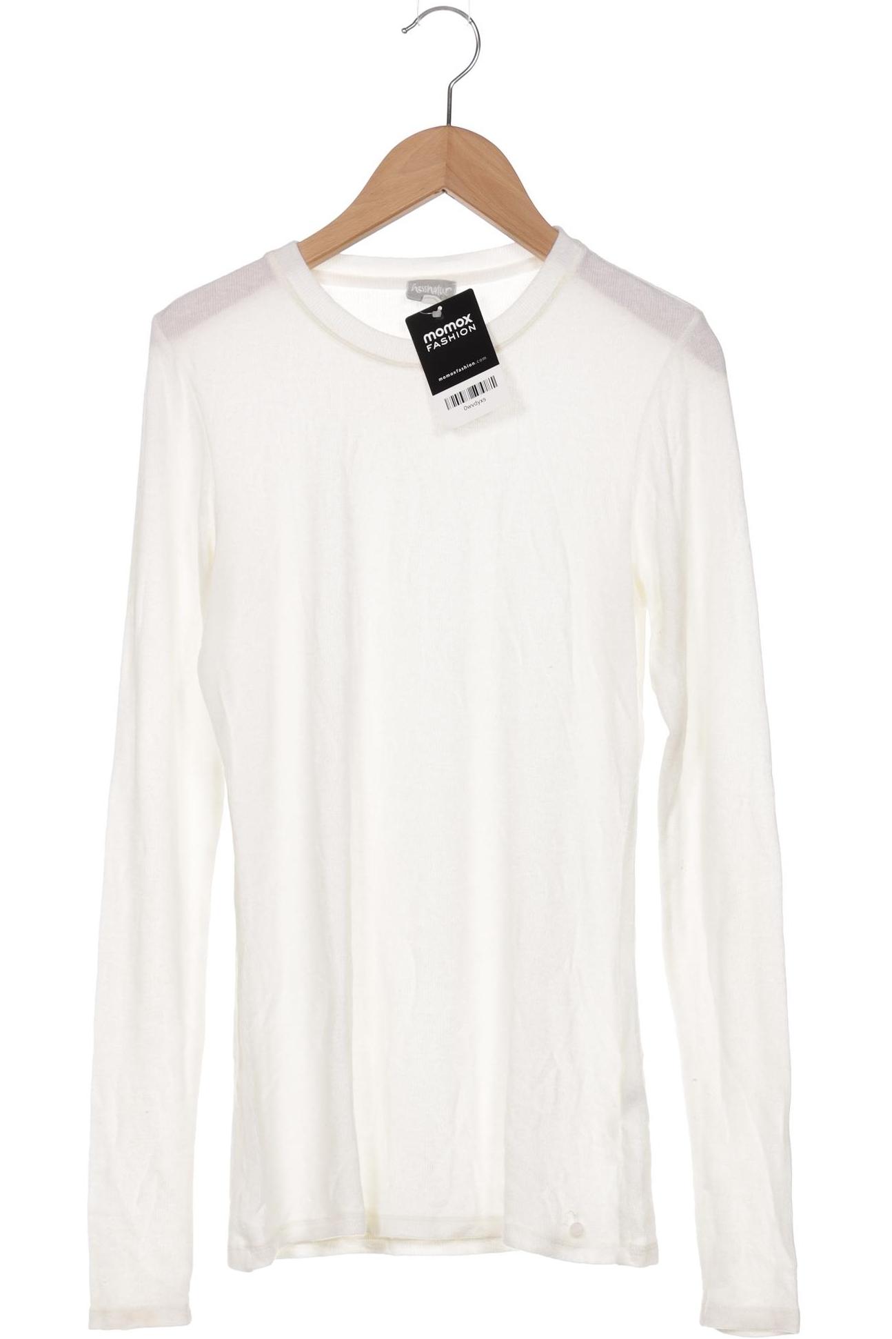 

hessnatur Damen Langarmshirt, cremeweiß, Gr. 36