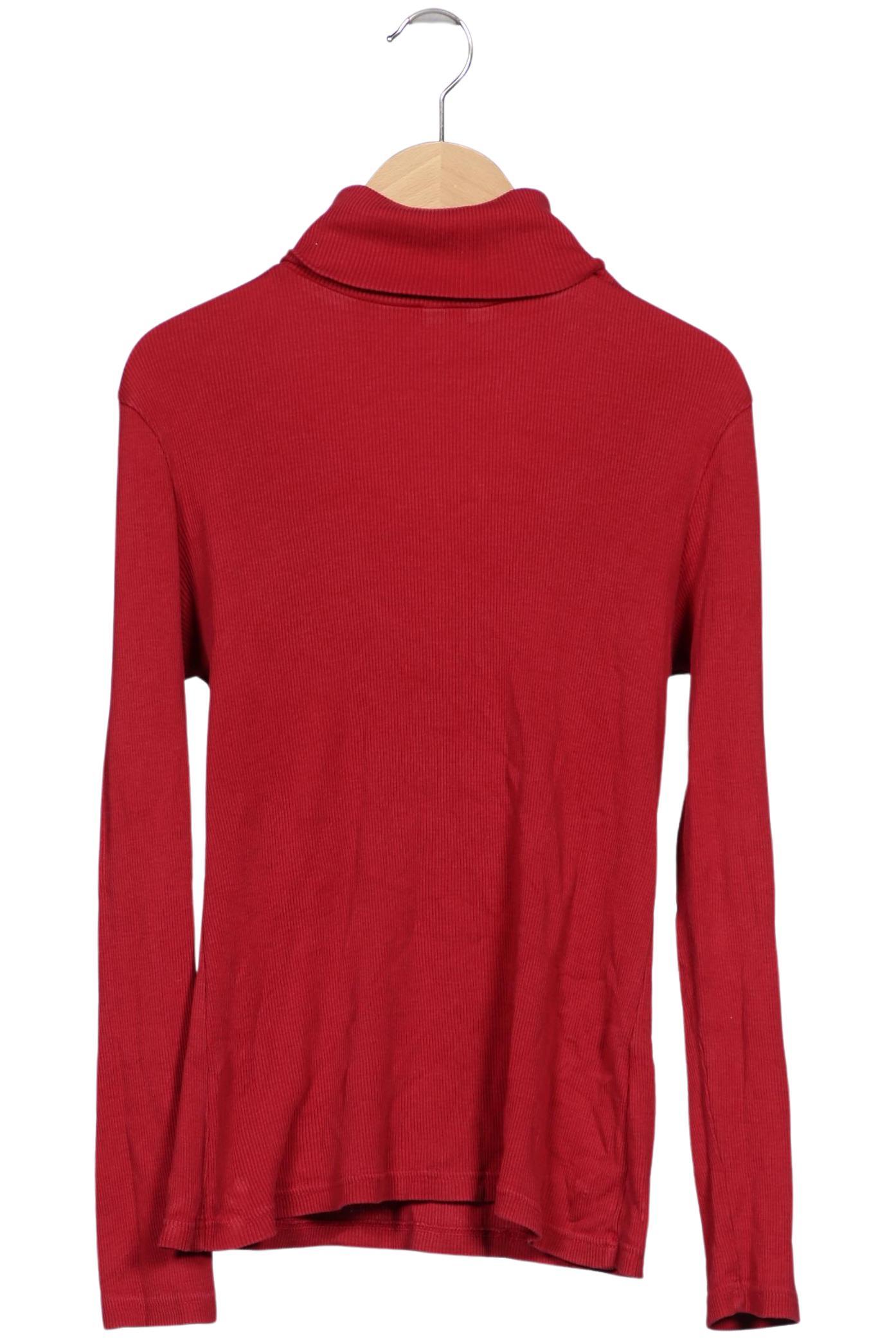 

hessnatur Damen Langarmshirt, rot, Gr. 38