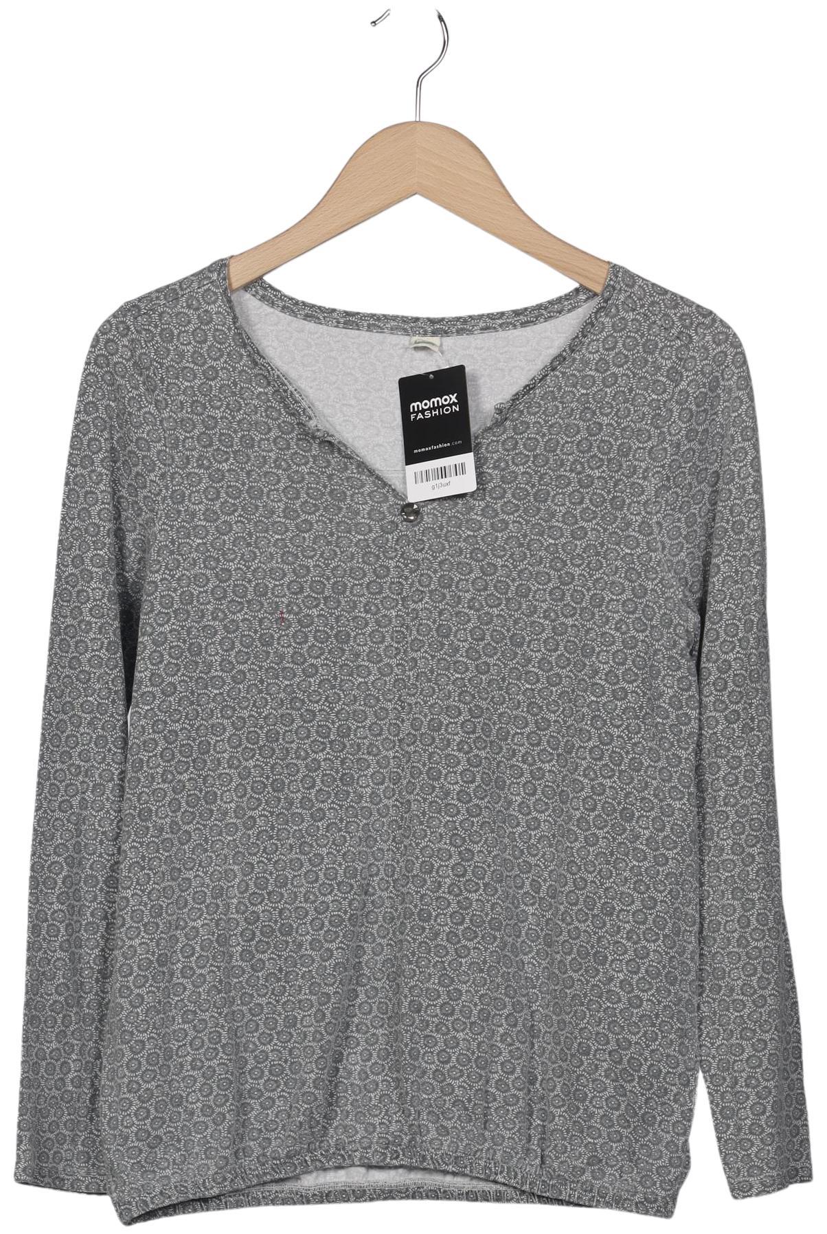 

hessnatur Damen Langarmshirt, grau, Gr. 38