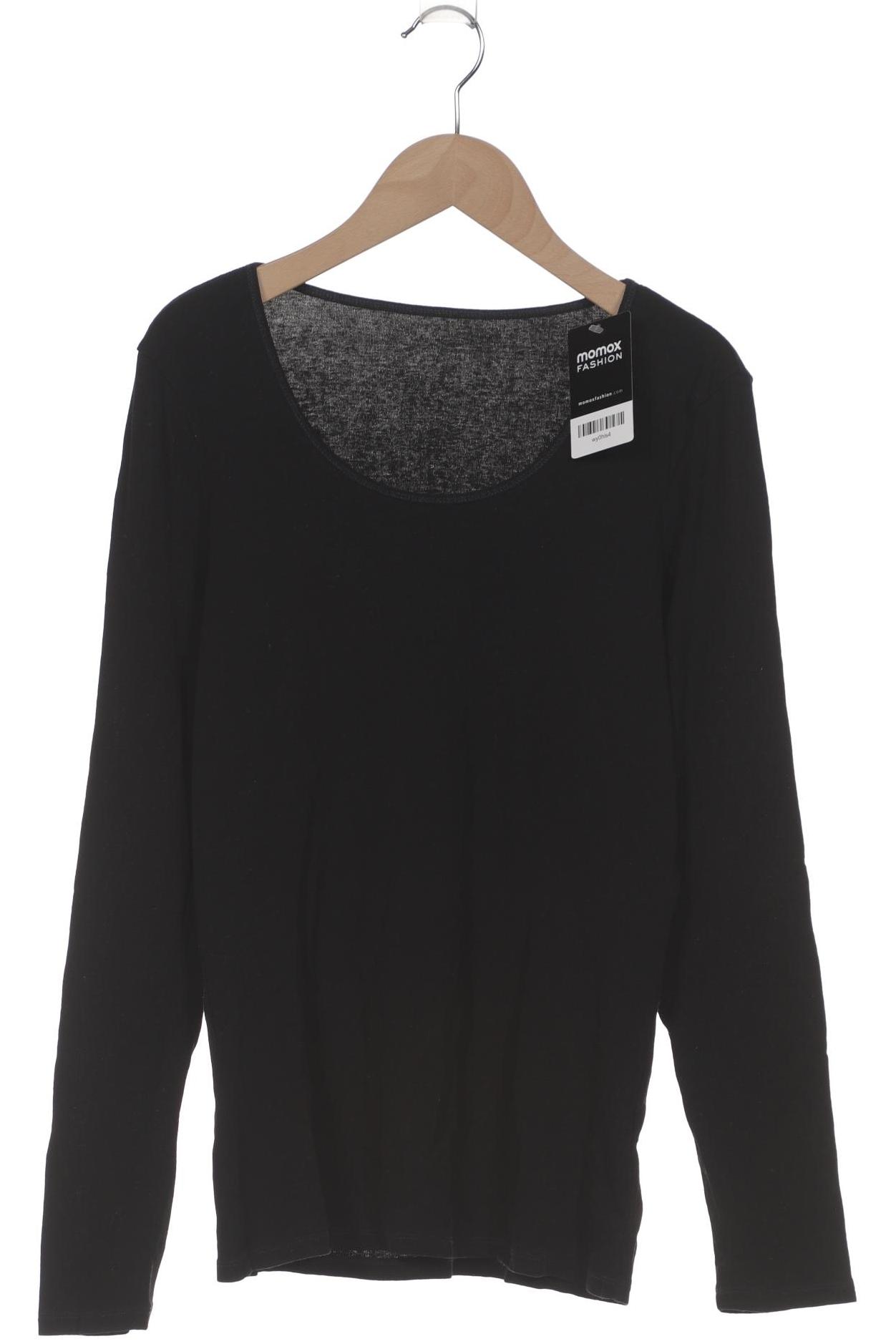 

hessnatur Damen Langarmshirt, schwarz, Gr. 36