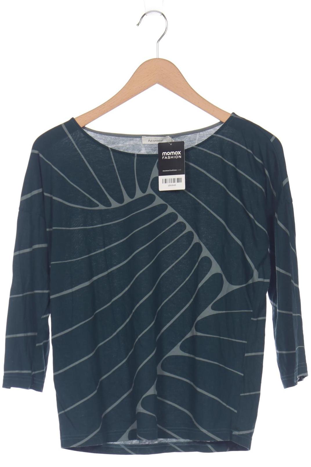 

hessnatur Damen Langarmshirt, türkis, Gr. 38
