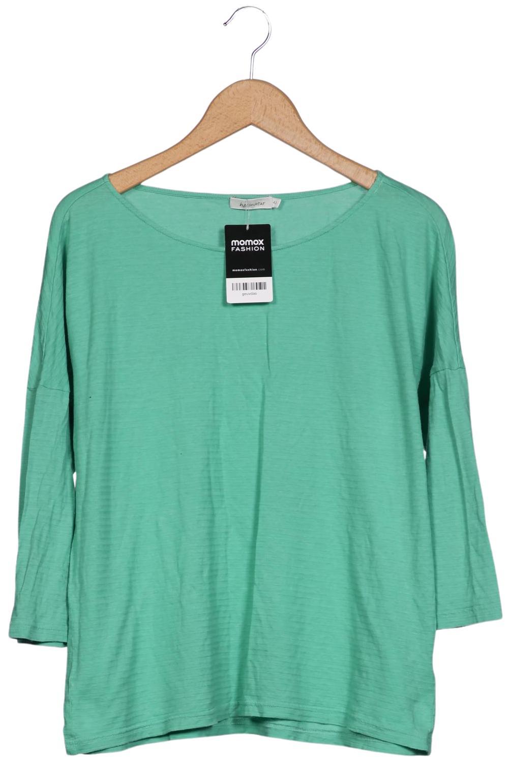 

hessnatur Damen Langarmshirt, hellgrün, Gr. 42