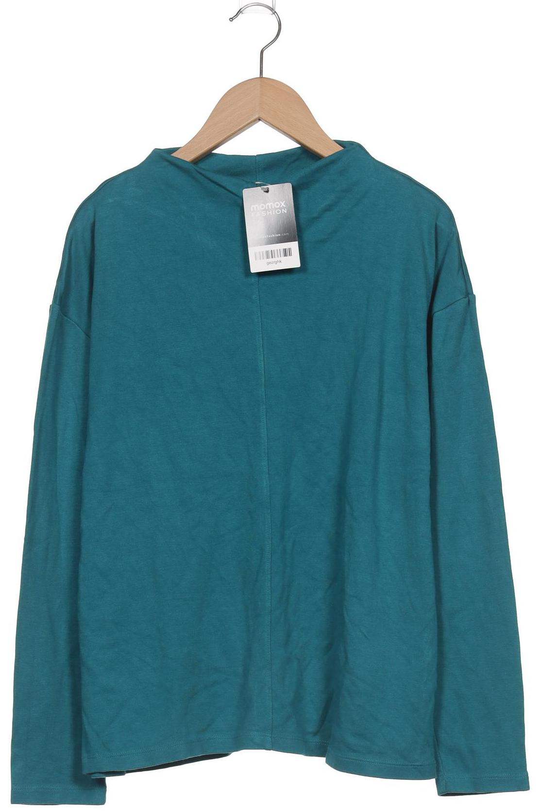 

hessnatur Damen Langarmshirt, türkis, Gr. 40