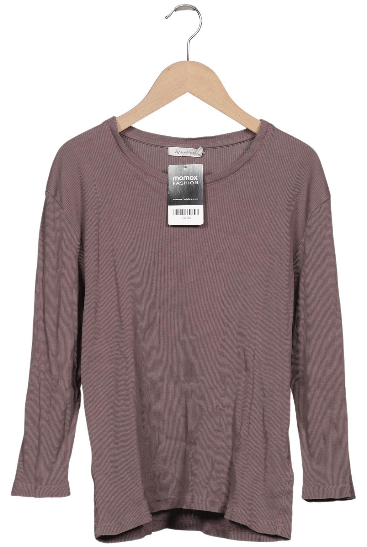 

hessnatur Damen Langarmshirt, braun, Gr. 42