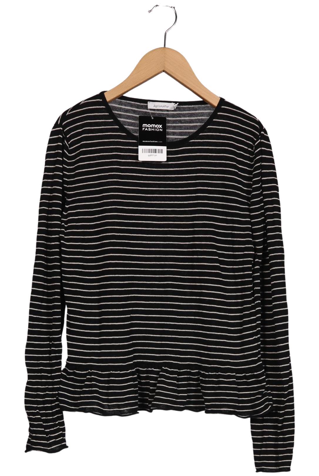 

hessnatur Damen Langarmshirt, schwarz, Gr. 34