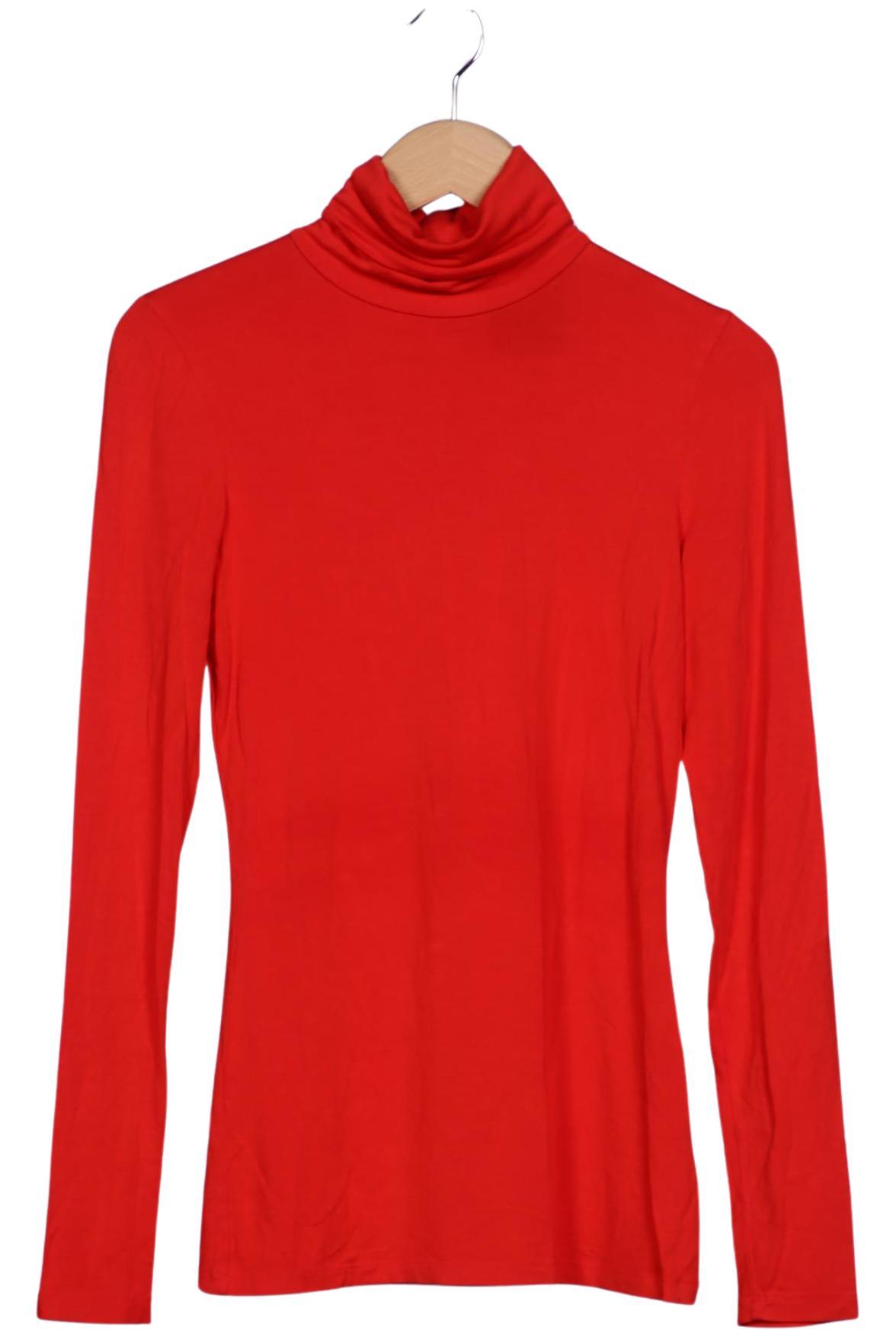 

hessnatur Damen Langarmshirt, rot, Gr. 36