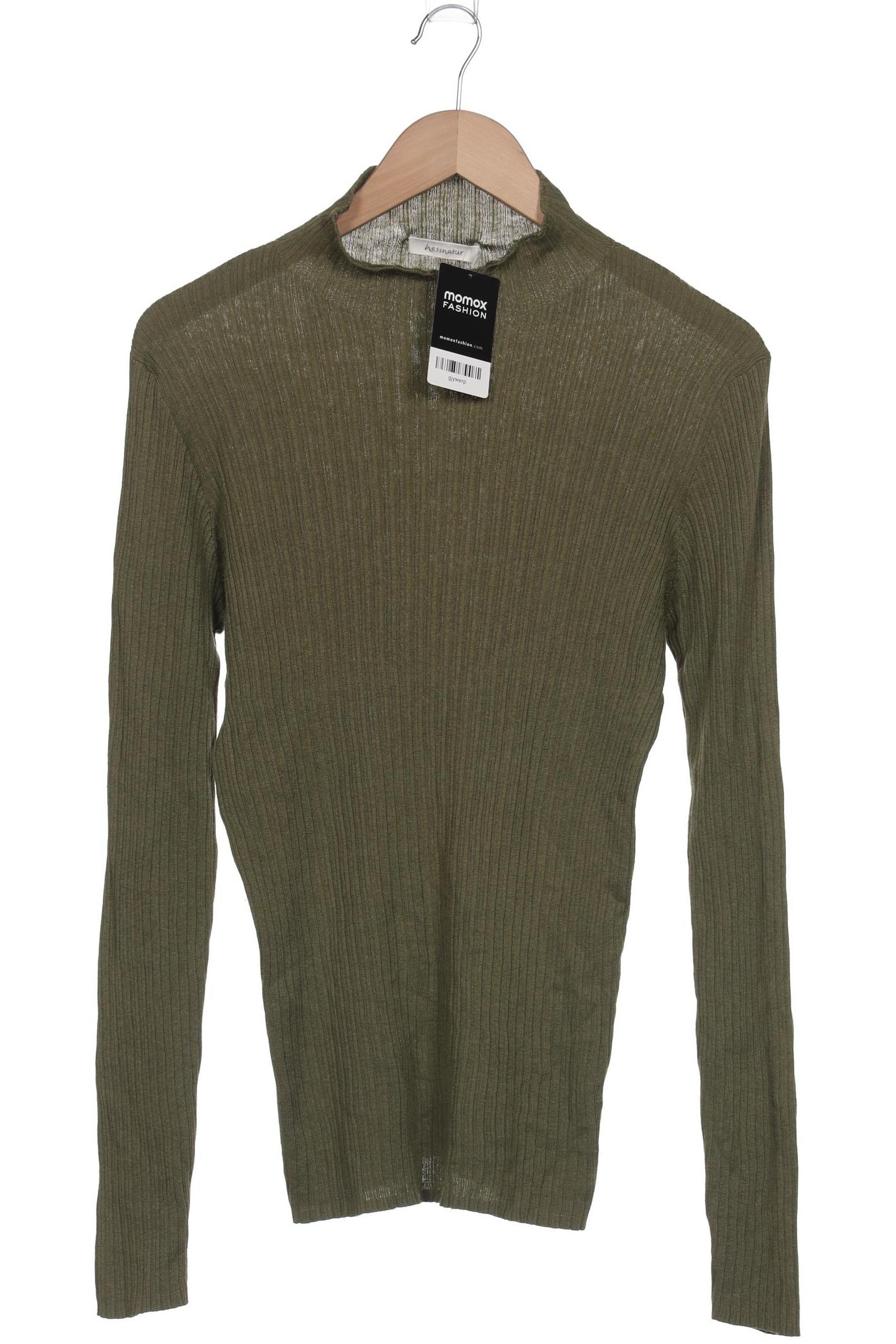 

hessnatur Damen Langarmshirt, grün, Gr. 40