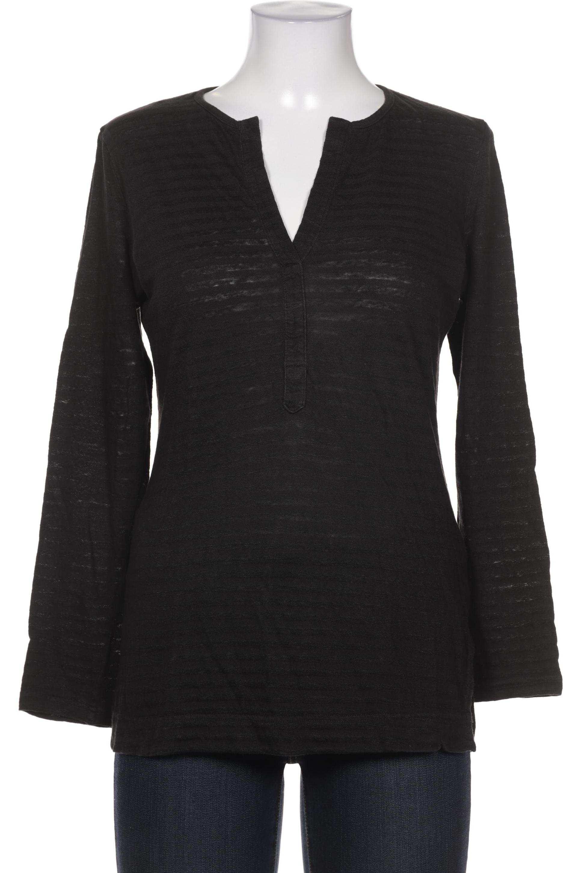

hessnatur Damen Langarmshirt, schwarz, Gr. 38