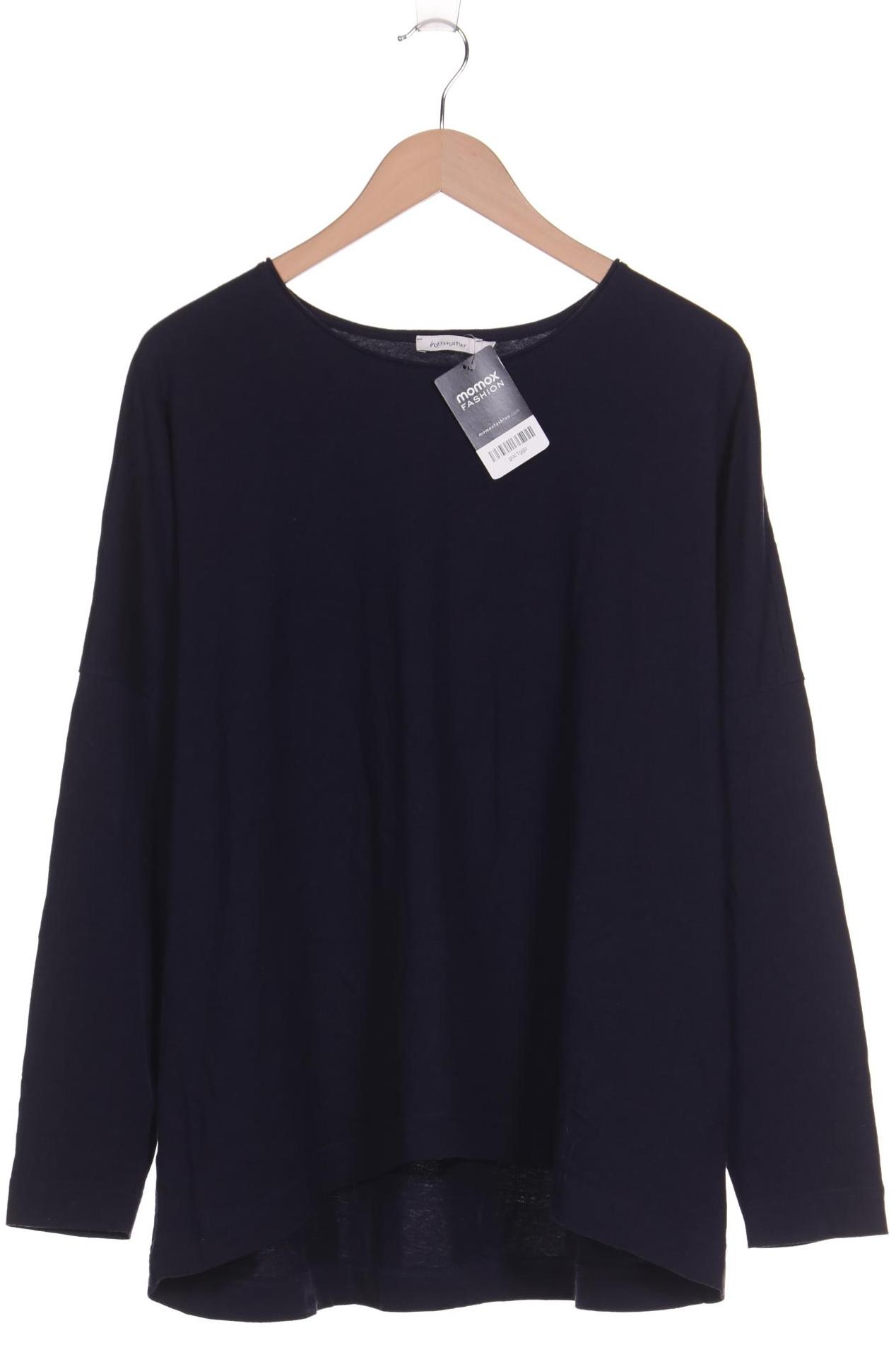 

hessnatur Damen Langarmshirt, marineblau, Gr. 46